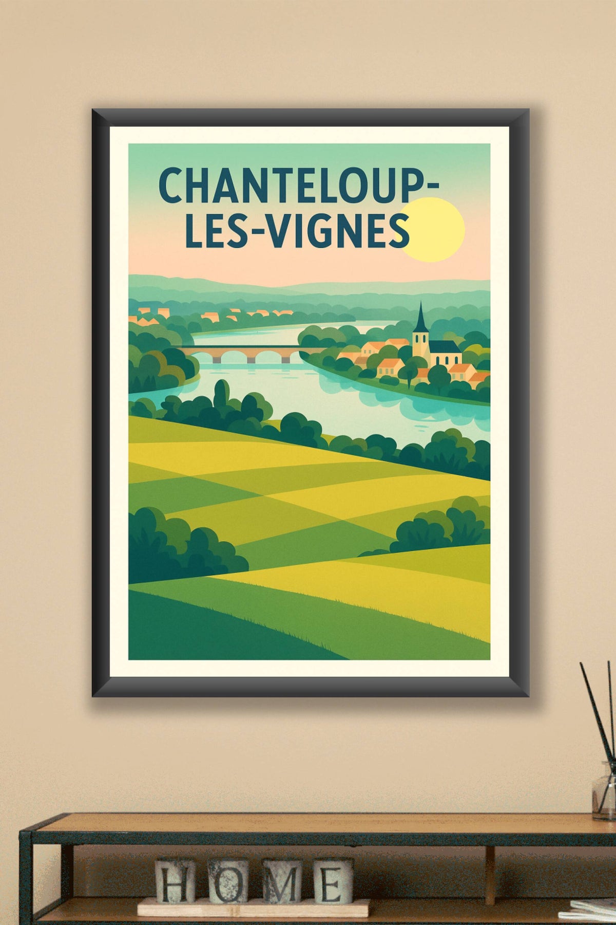 Affiche de Chanteloup-les-Vignes - Harmonie champêtre au fil de l'eau