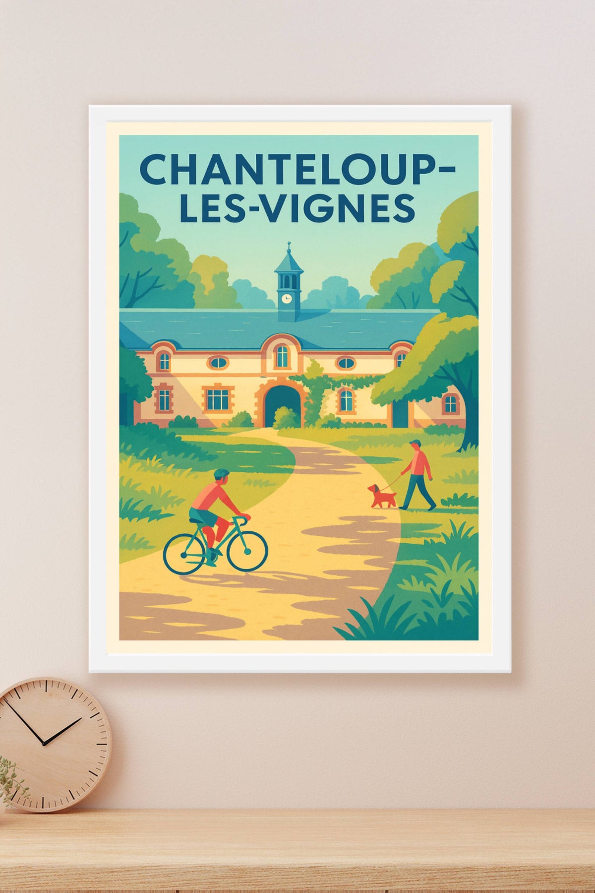 Affiche de Chanteloup-les-Vignes - Incident de lumière bucolique