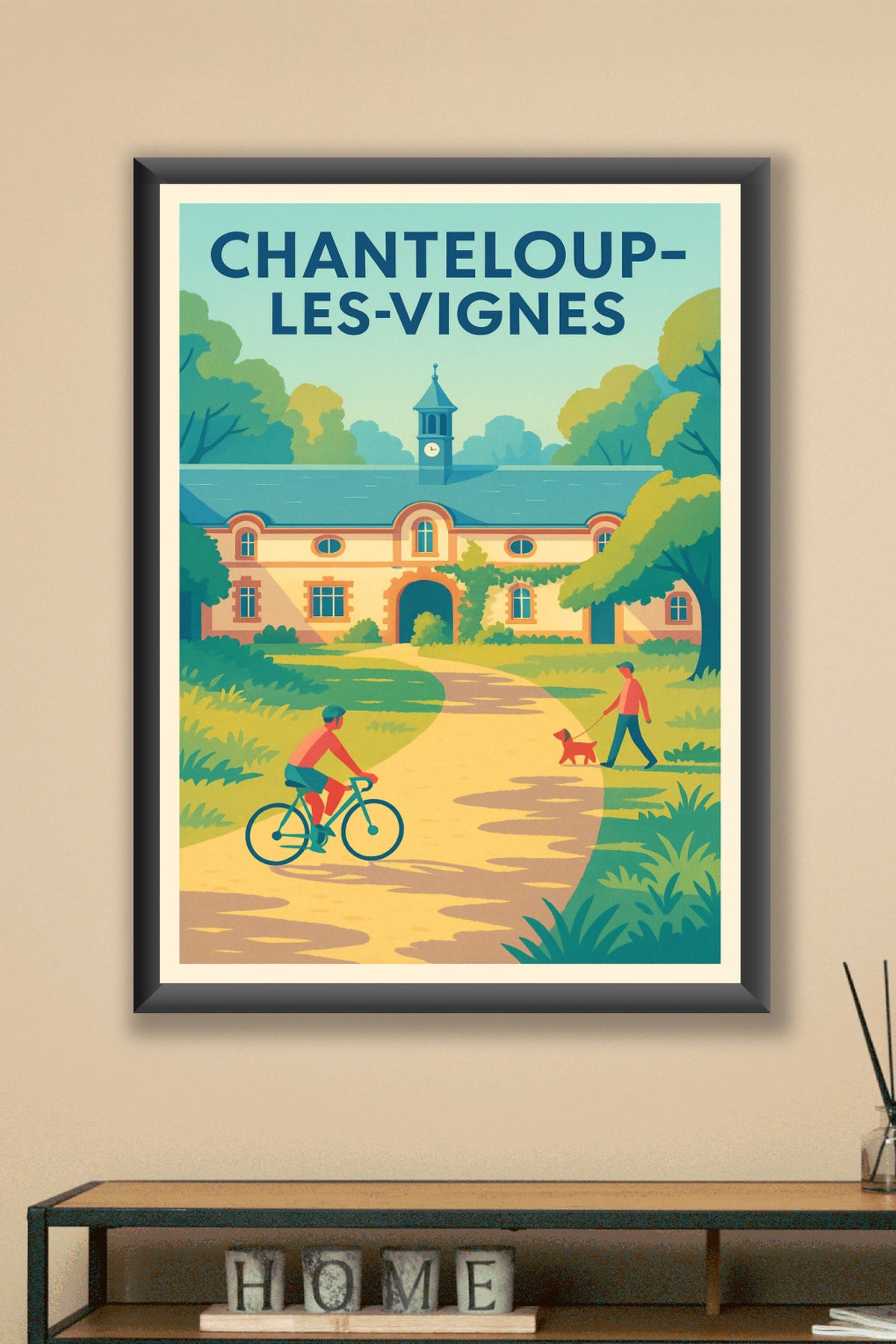 Affiche de Chanteloup-les-Vignes - Incident de lumière bucolique
