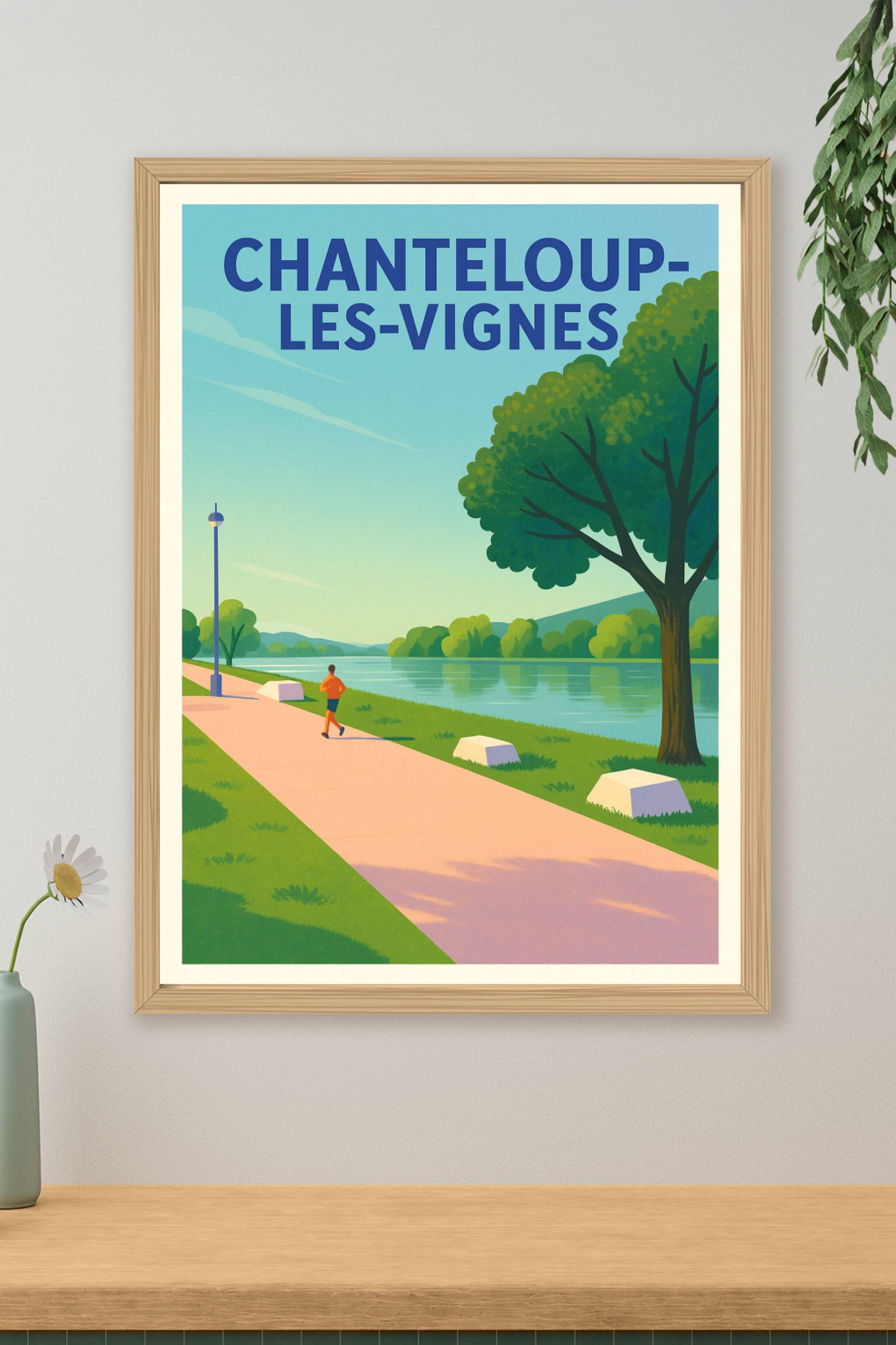 Affiche de Chanteloup-les-Vignes - Sérénité au bord de l'eau