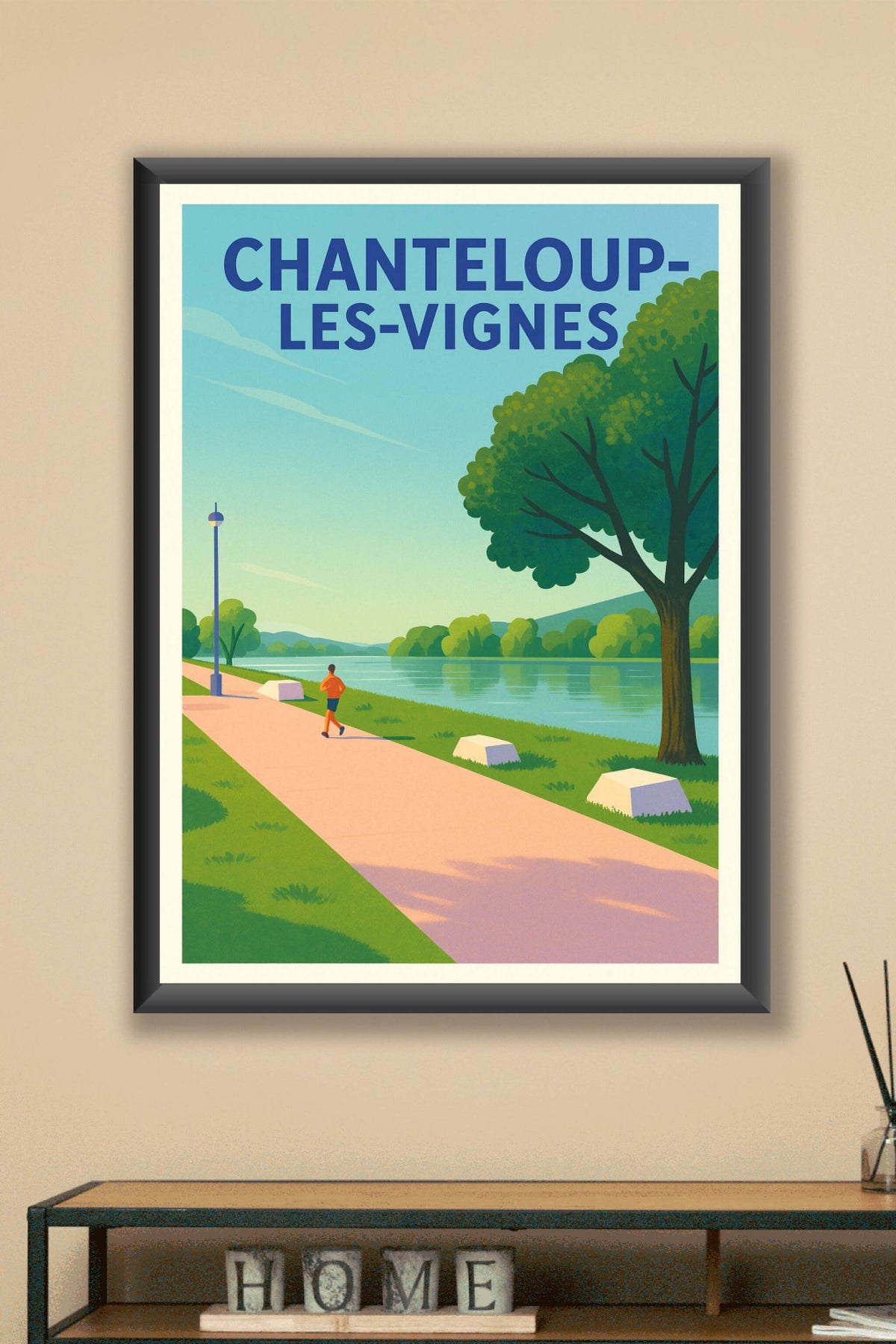 Affiche de Chanteloup-les-Vignes - Sérénité au bord de l'eau