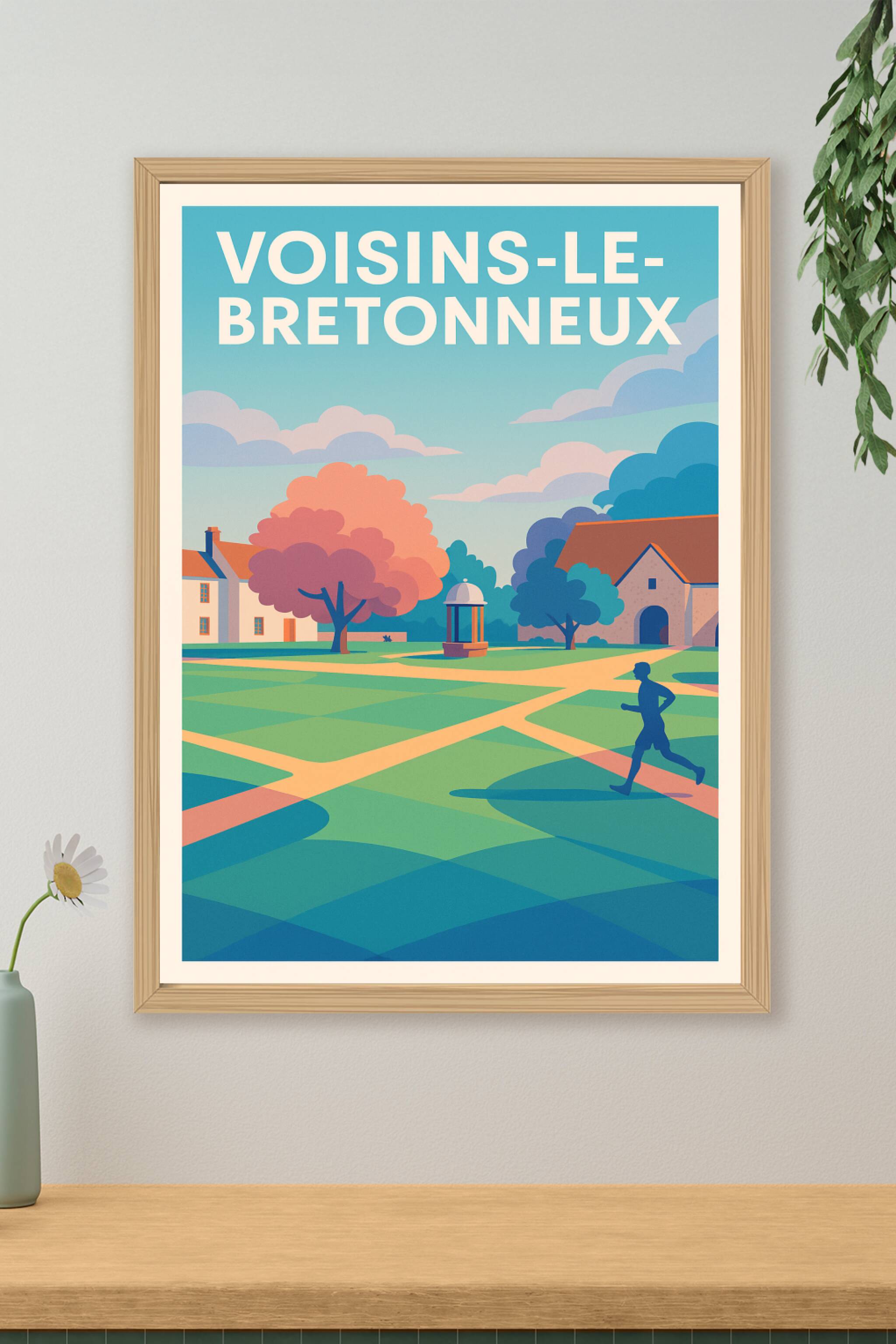 Affiche de Voisins-le-Bretonneux - Ambiance paisible et sportive