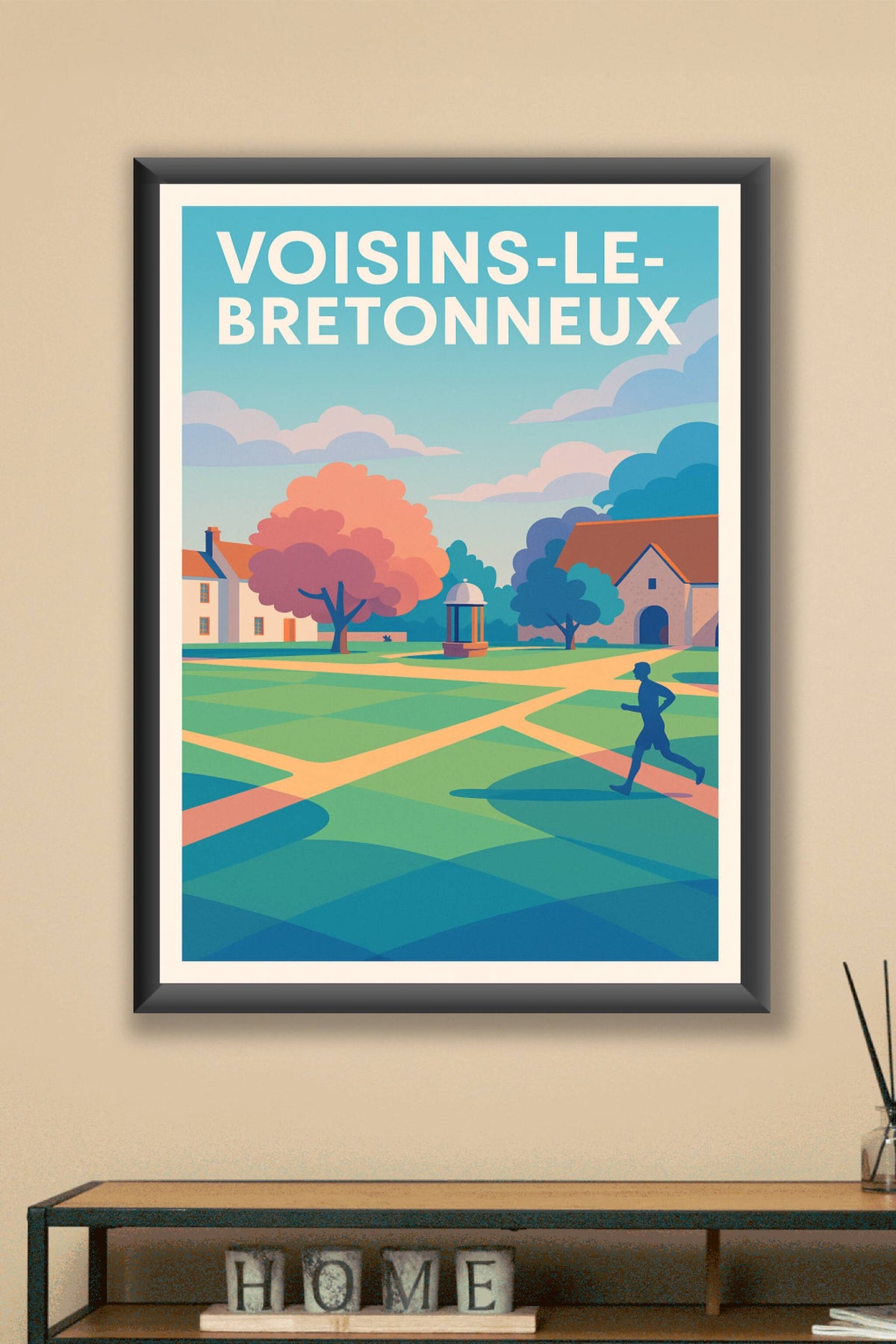 Affiche de Voisins-le-Bretonneux - Ambiance paisible et sportive