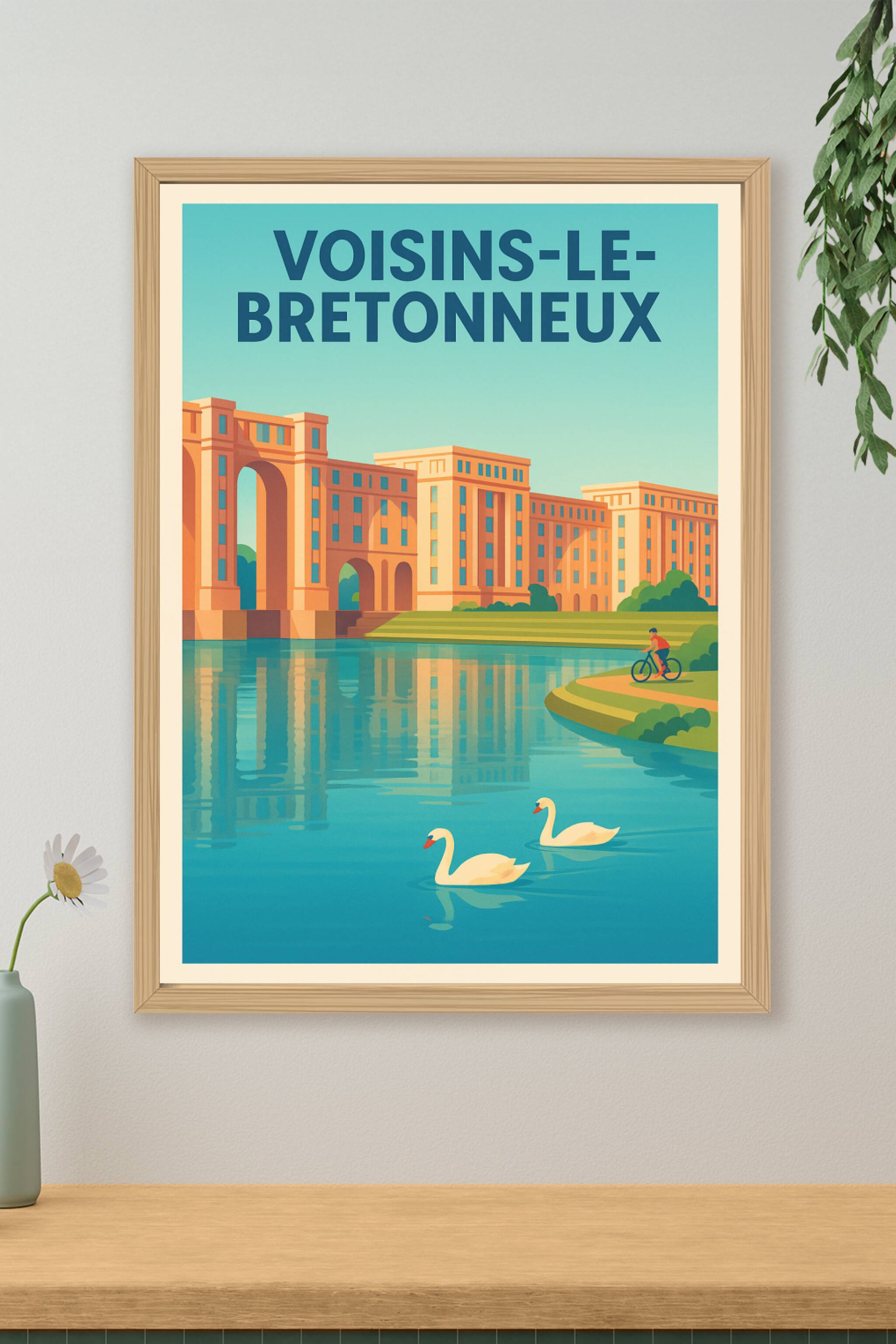 Affiche de Voisins-le-Bretonneux - Sérénité au bord de l'eau