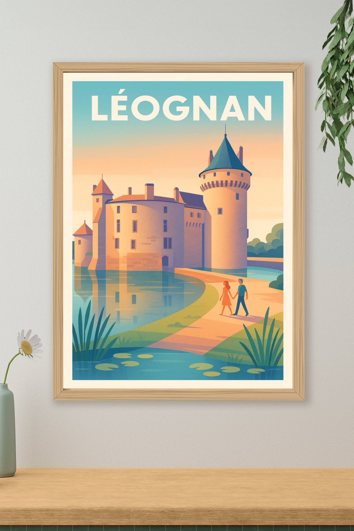 Affiche de Léognan - Charme et Histoire au Bord de l'Eau