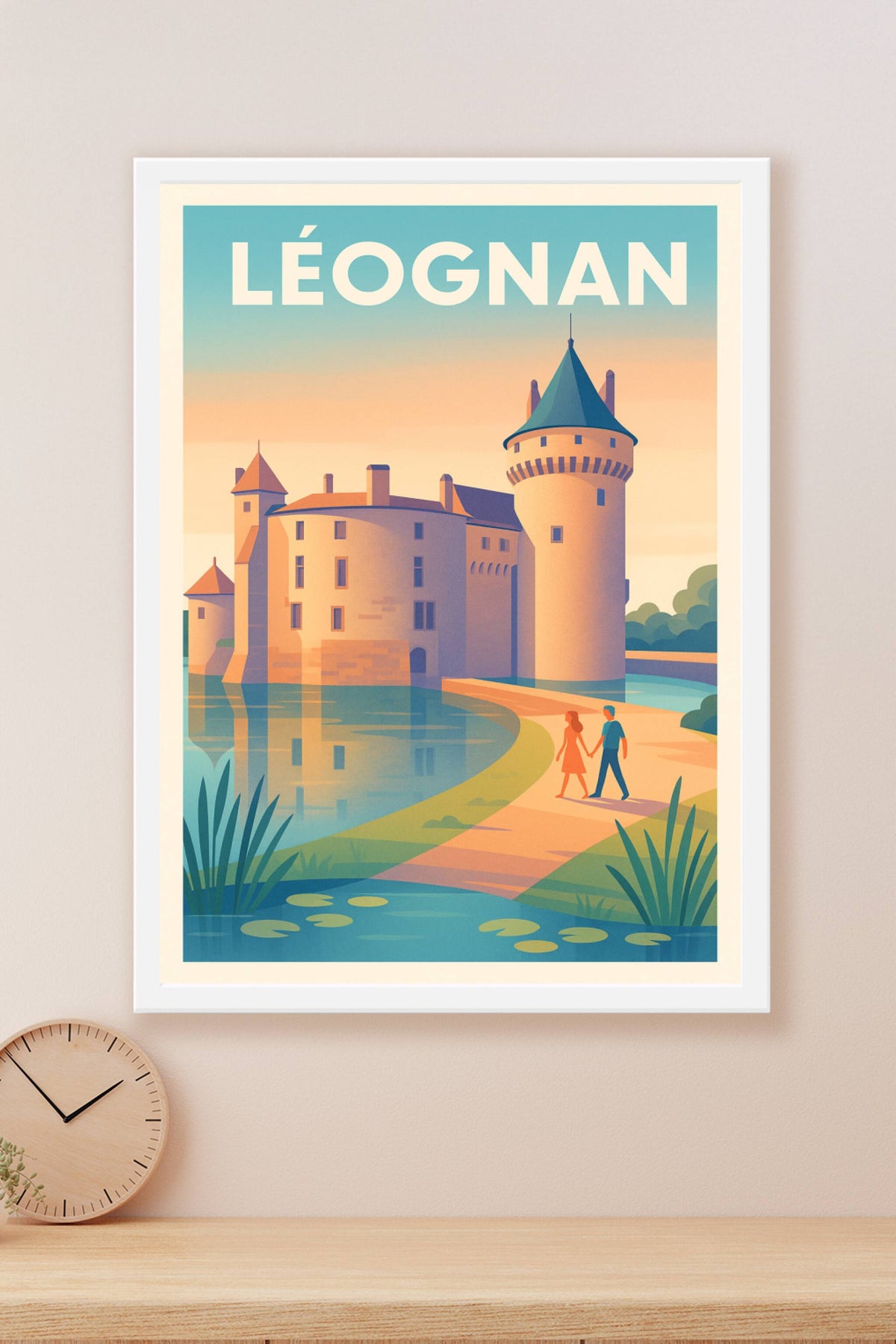 Affiche de Léognan - Charme et Histoire au Bord de l'Eau