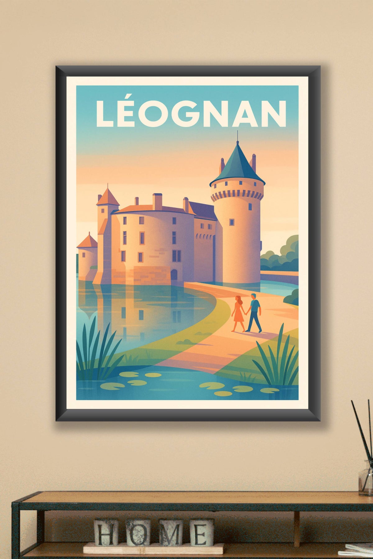 Affiche de Léognan - Charme et Histoire au Bord de l'Eau
