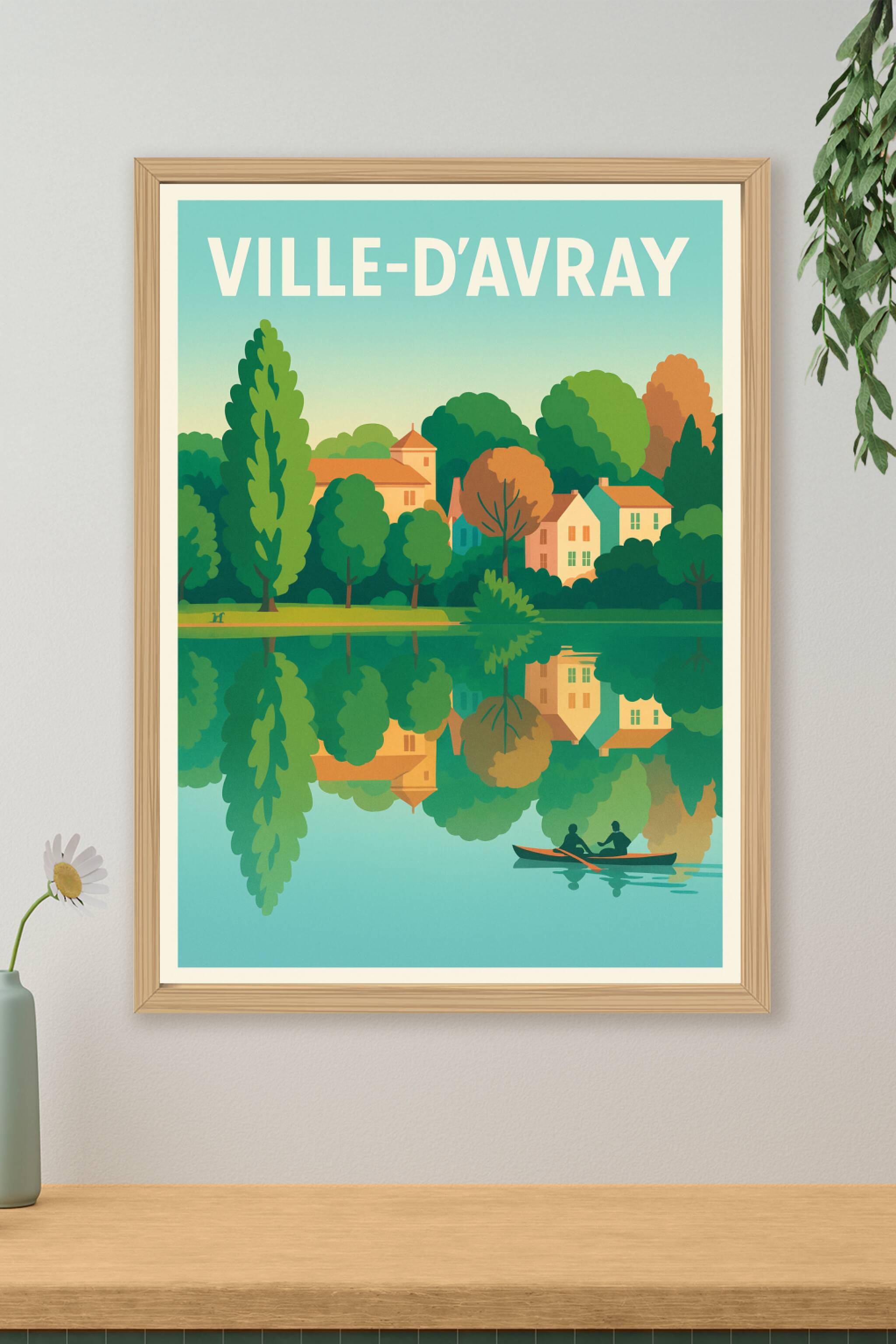 Affiche de Ville-d'Avray - Havre de paix au fil de l'eau