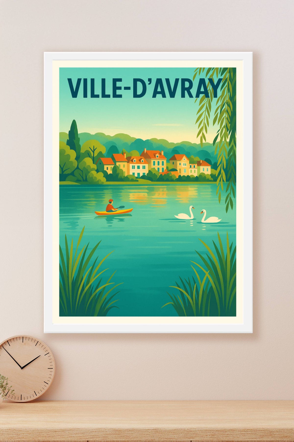 Affiche de Ville-d'Avray - Évasion bucolique au fil de l'eau