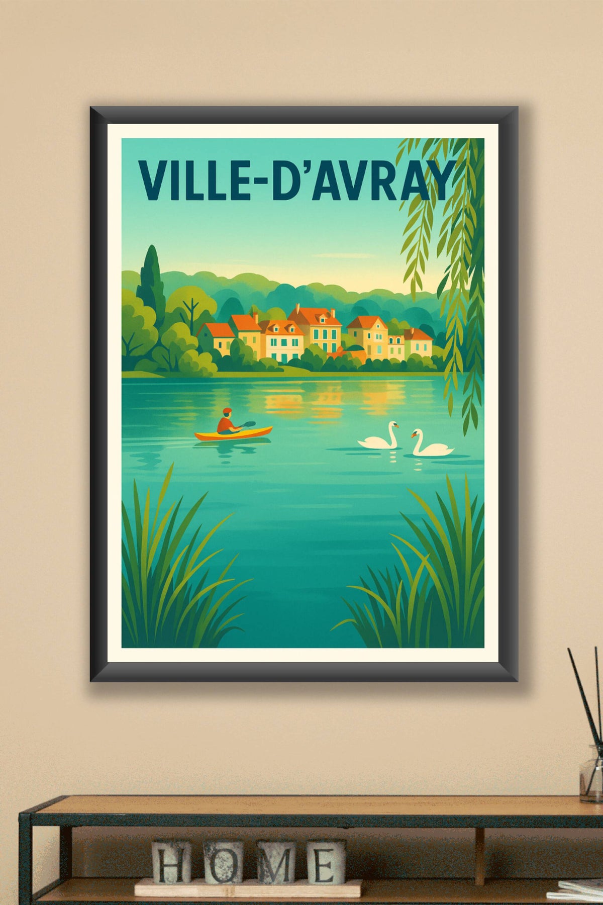 Affiche de Ville-d'Avray - Évasion bucolique au fil de l'eau