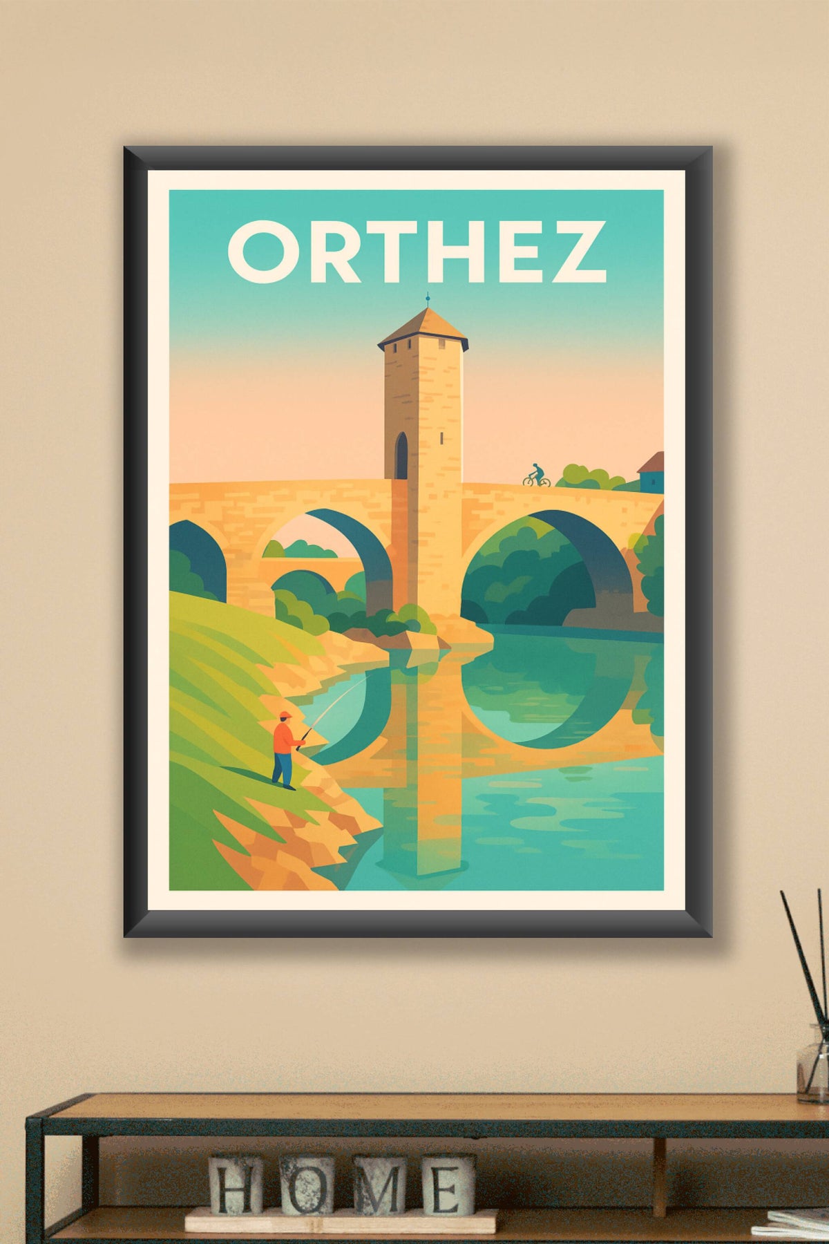 Affiche de Orthez - Charme et sérénité au fil de l'eau