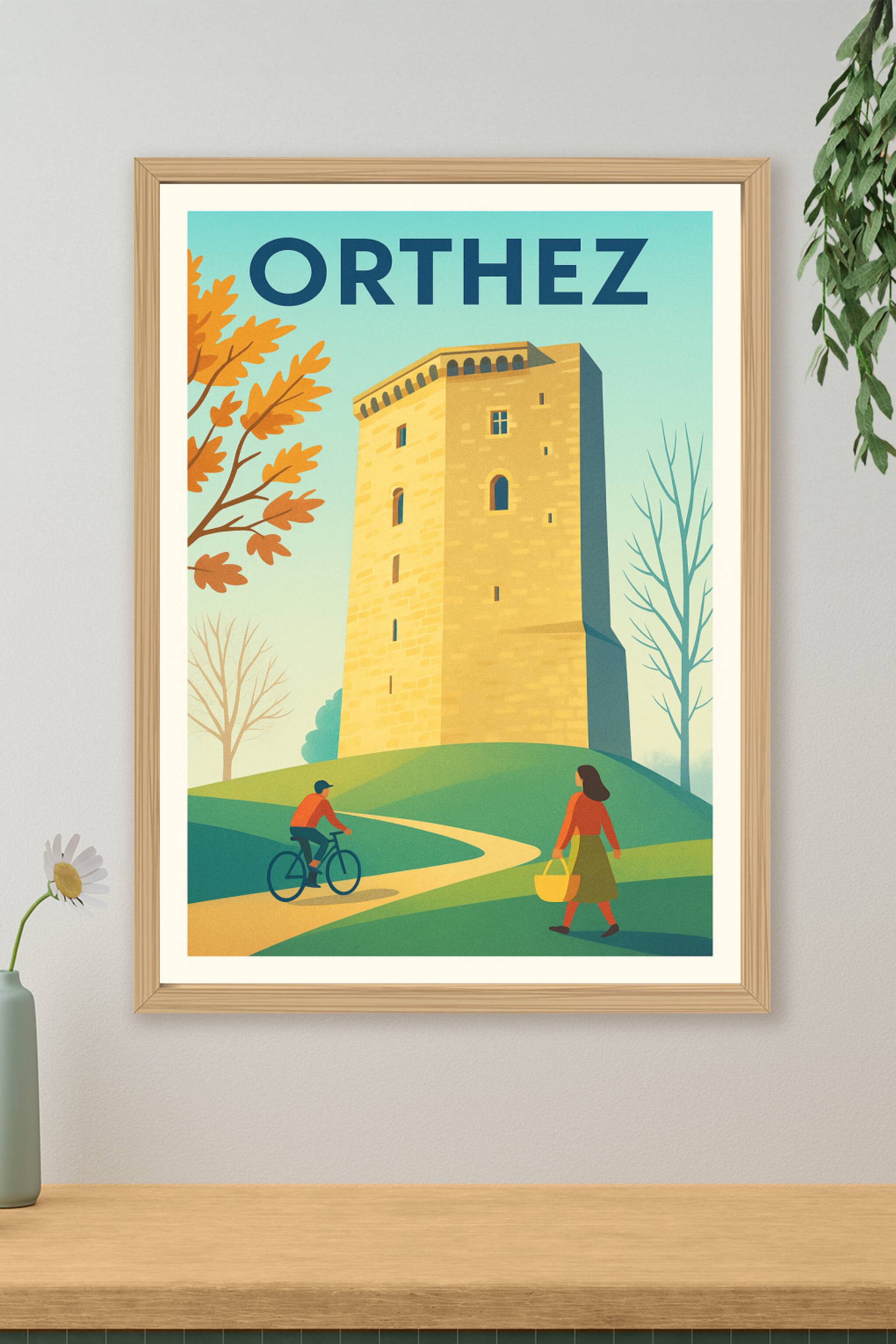 Affiche de Orthez - Un voyage dans le temps au pied de la tour