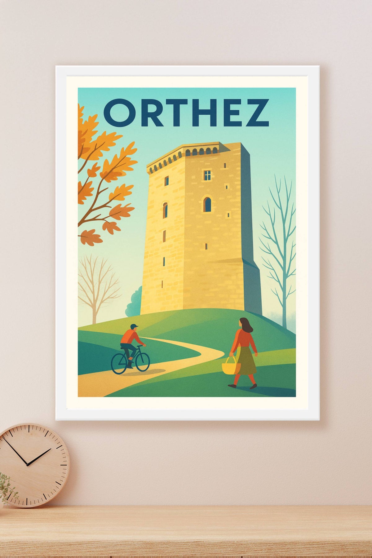 Affiche de Orthez - Un voyage dans le temps au pied de la tour
