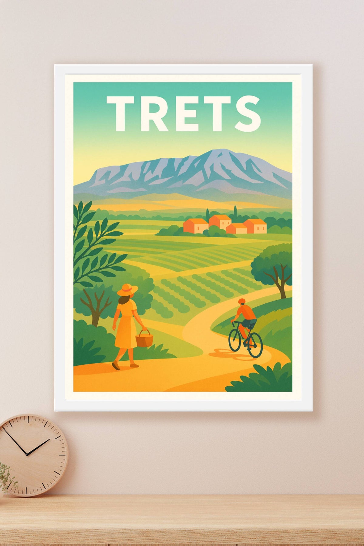Affiche de Trets - Évasion bucolique au pied de la montagne
