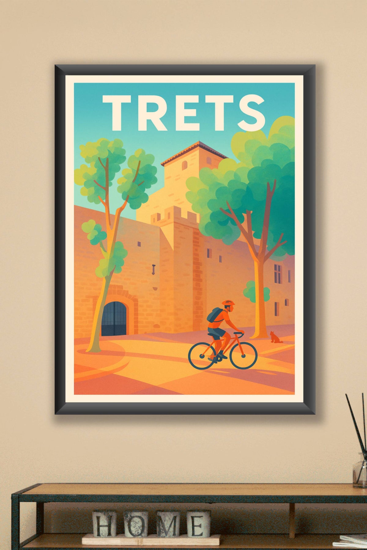 Affiche de Trets - L'évasion au fil des ruelles ensoleillées