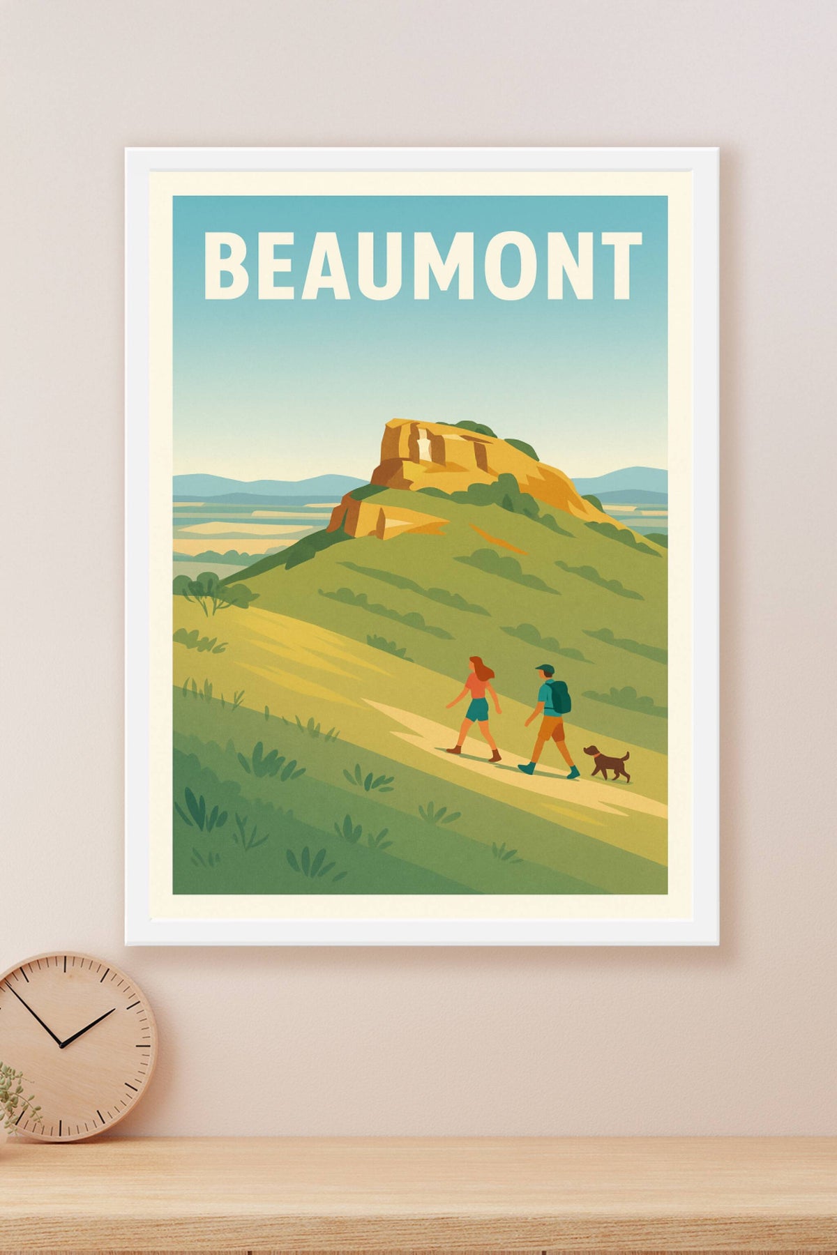 Affiche de Beaumont - Invitation à la Randonnée Nature