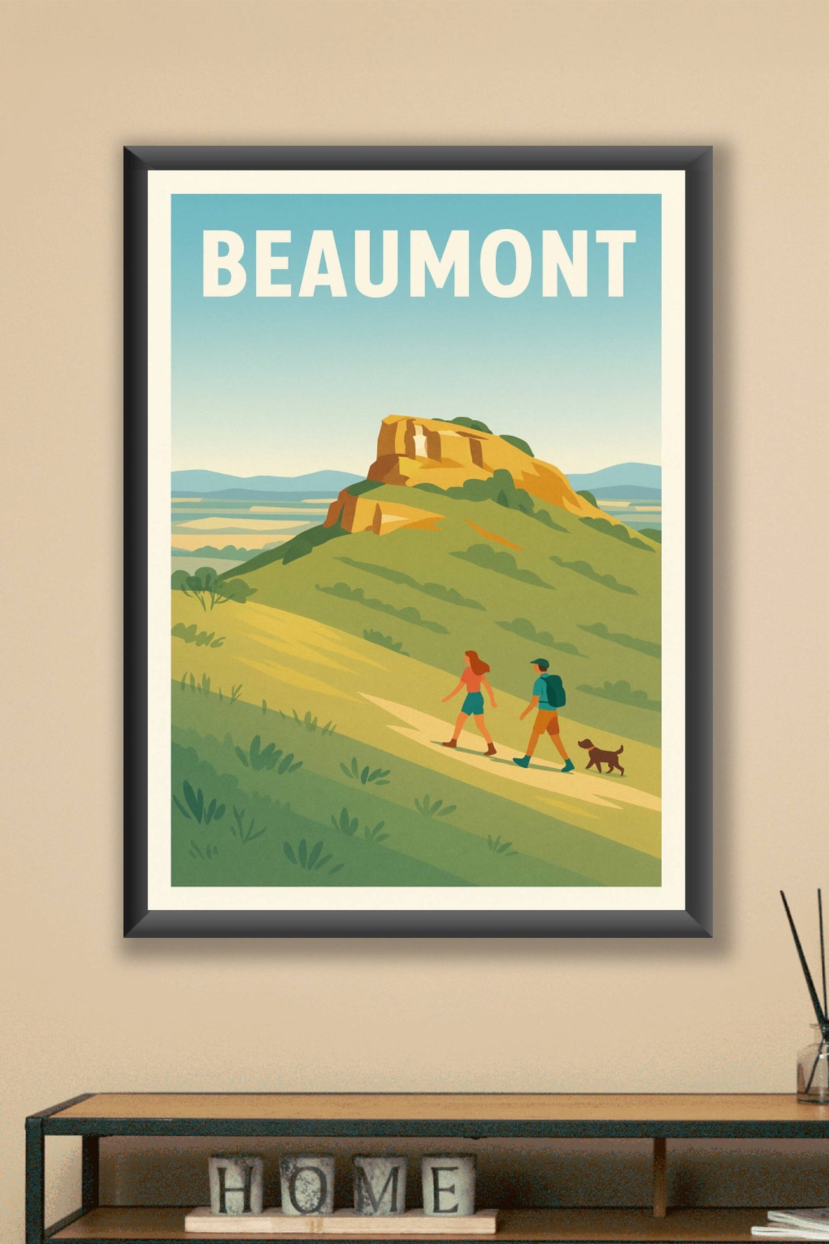 Affiche de Beaumont - Invitation à la Randonnée Nature