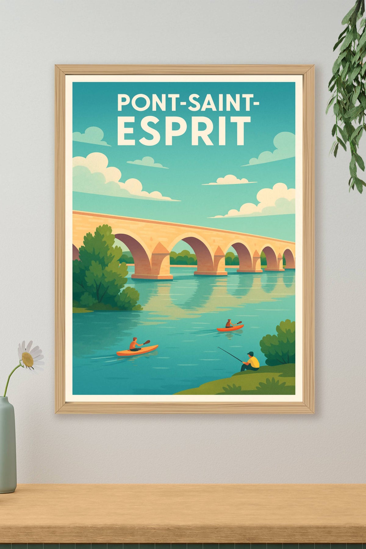 Affiche de Pont-Saint-Esprit - Évasion Nature et Patrimoine