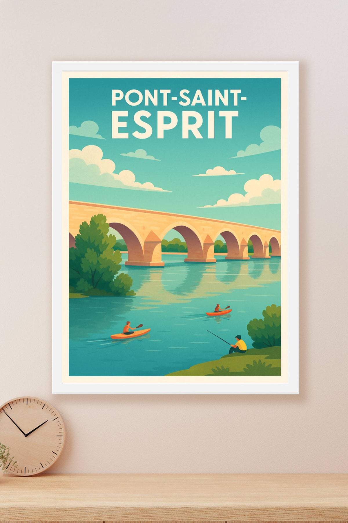 Affiche de Pont-Saint-Esprit - Évasion Nature et Patrimoine