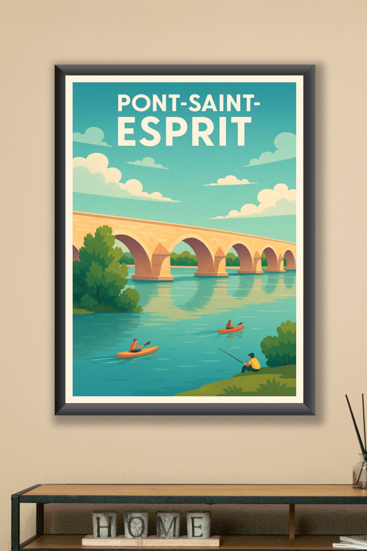 Affiche de Pont-Saint-Esprit - Évasion Nature et Patrimoine