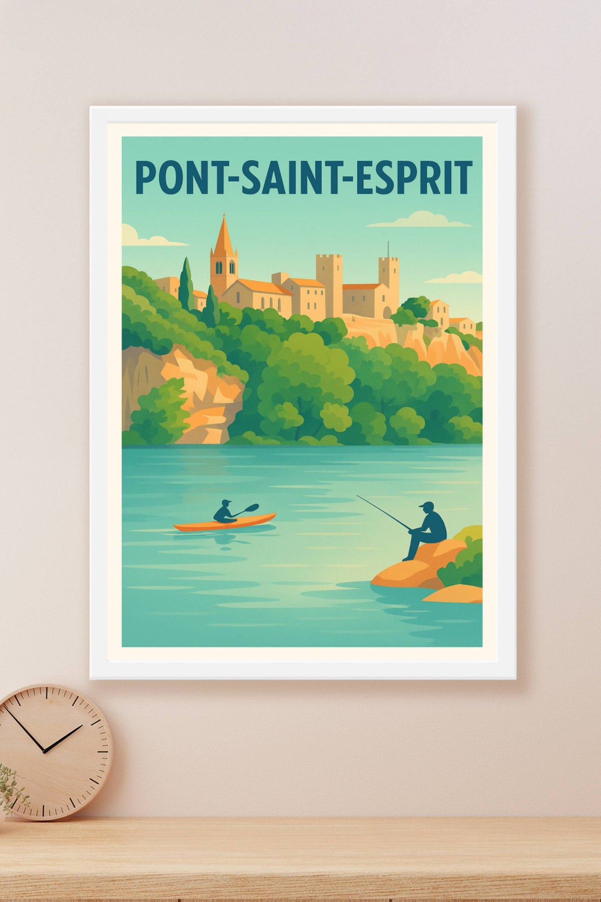 Affiche de Pont-Saint-Esprit - Sérénité au fil de l'eau