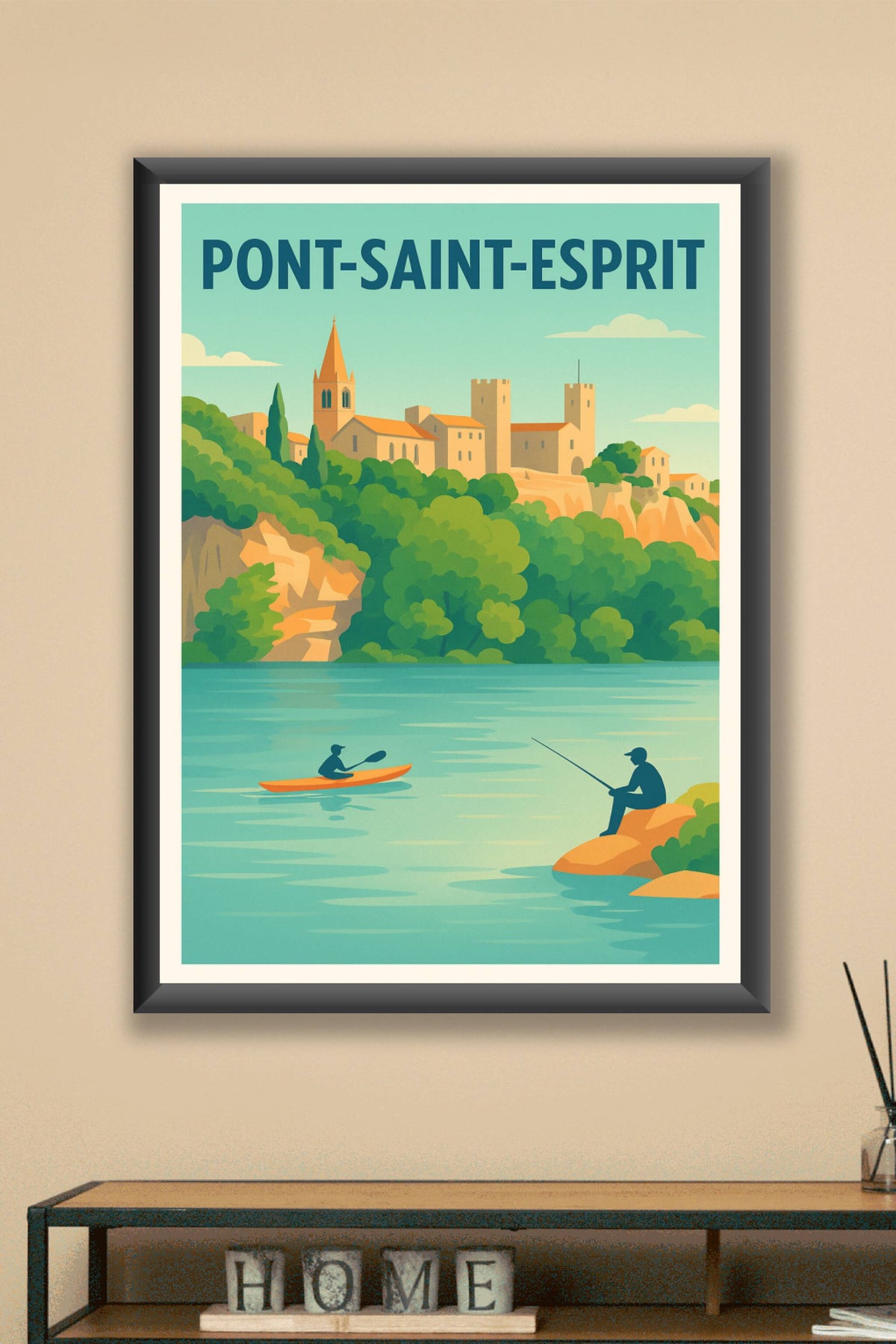 Affiche de Pont-Saint-Esprit - Sérénité au fil de l'eau