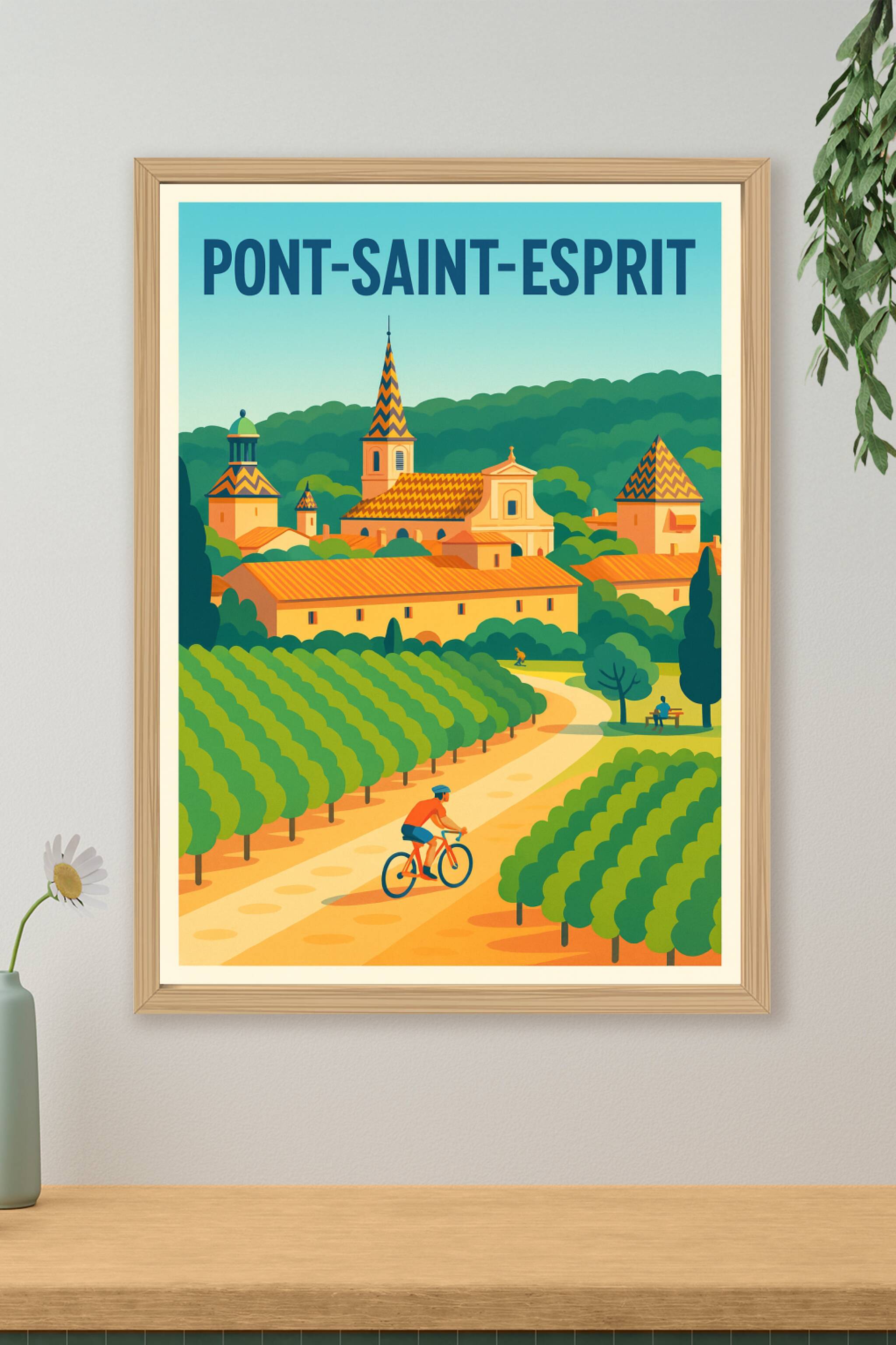 Affiche de Pont-Saint-Esprit - Évasion nature et patrimoine