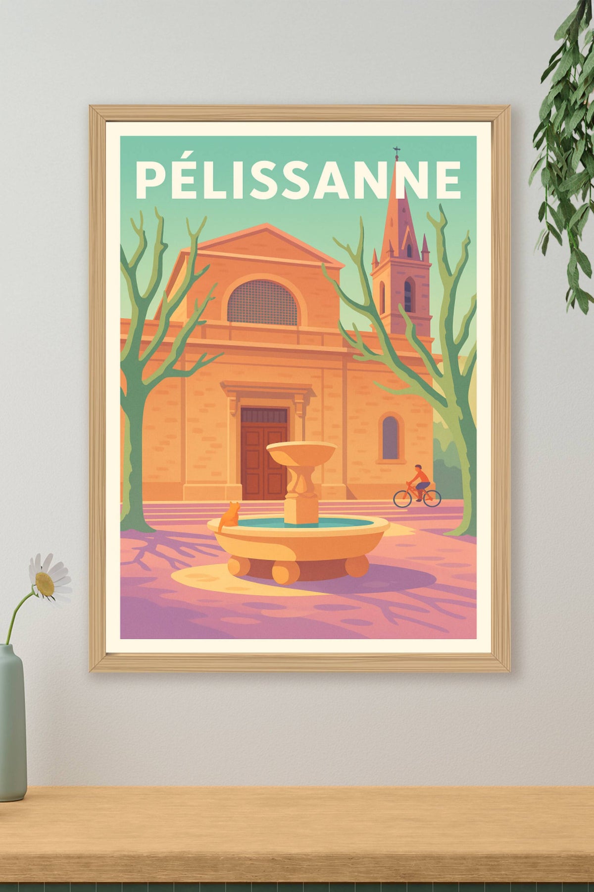 Affiche de Pélissanne - Charme Provençal et Sérénité