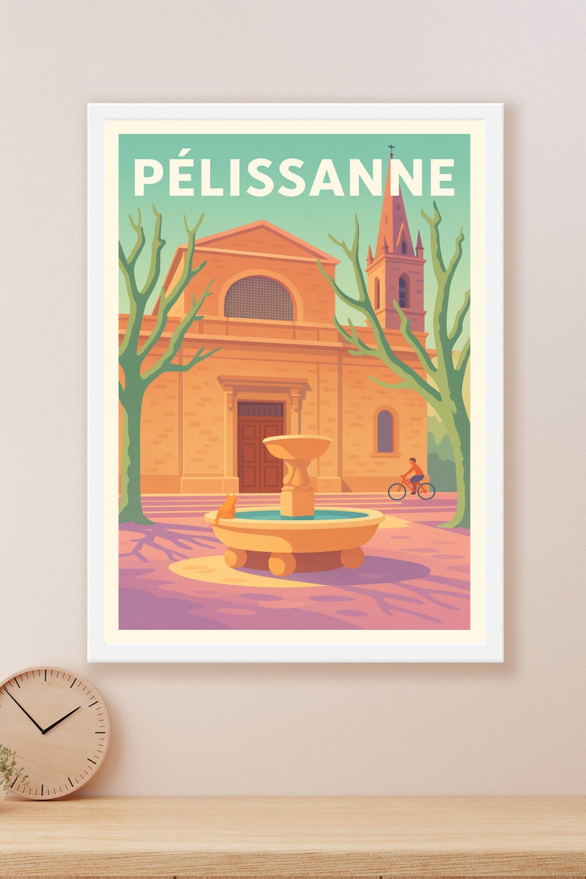 Affiche de Pélissanne - Charme Provençal et Sérénité