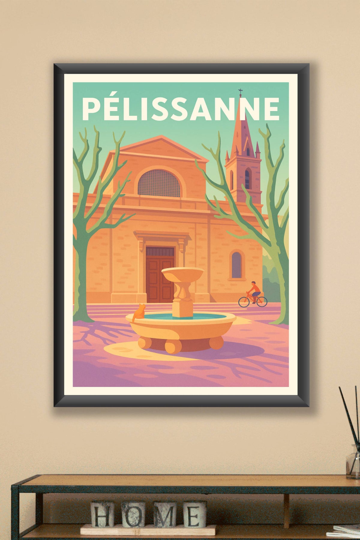 Affiche de Pélissanne - Charme Provençal et Sérénité