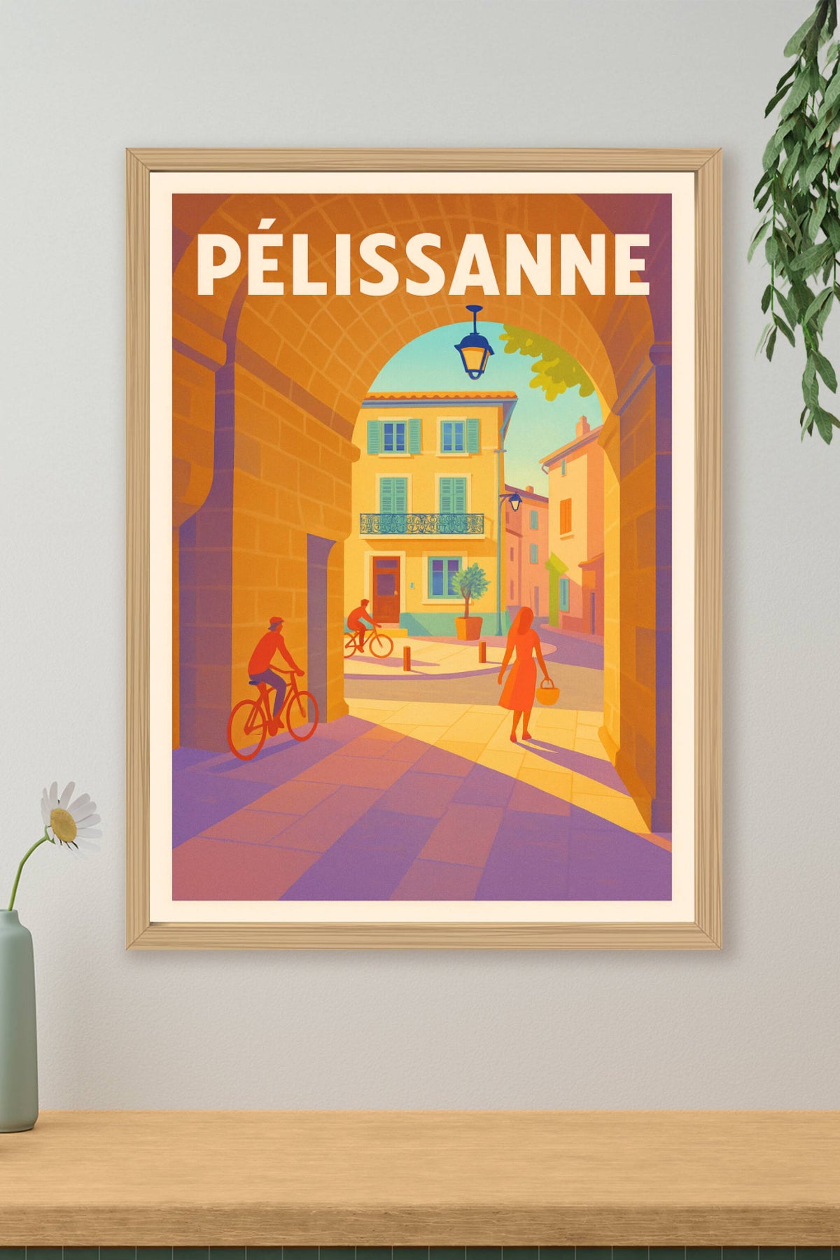 Affiche de Pélissanne - Charme et douceur provençale