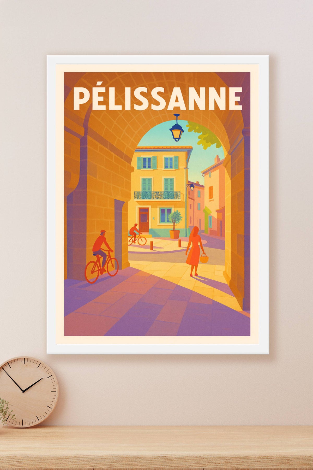 Affiche de Pélissanne - Charme et douceur provençale