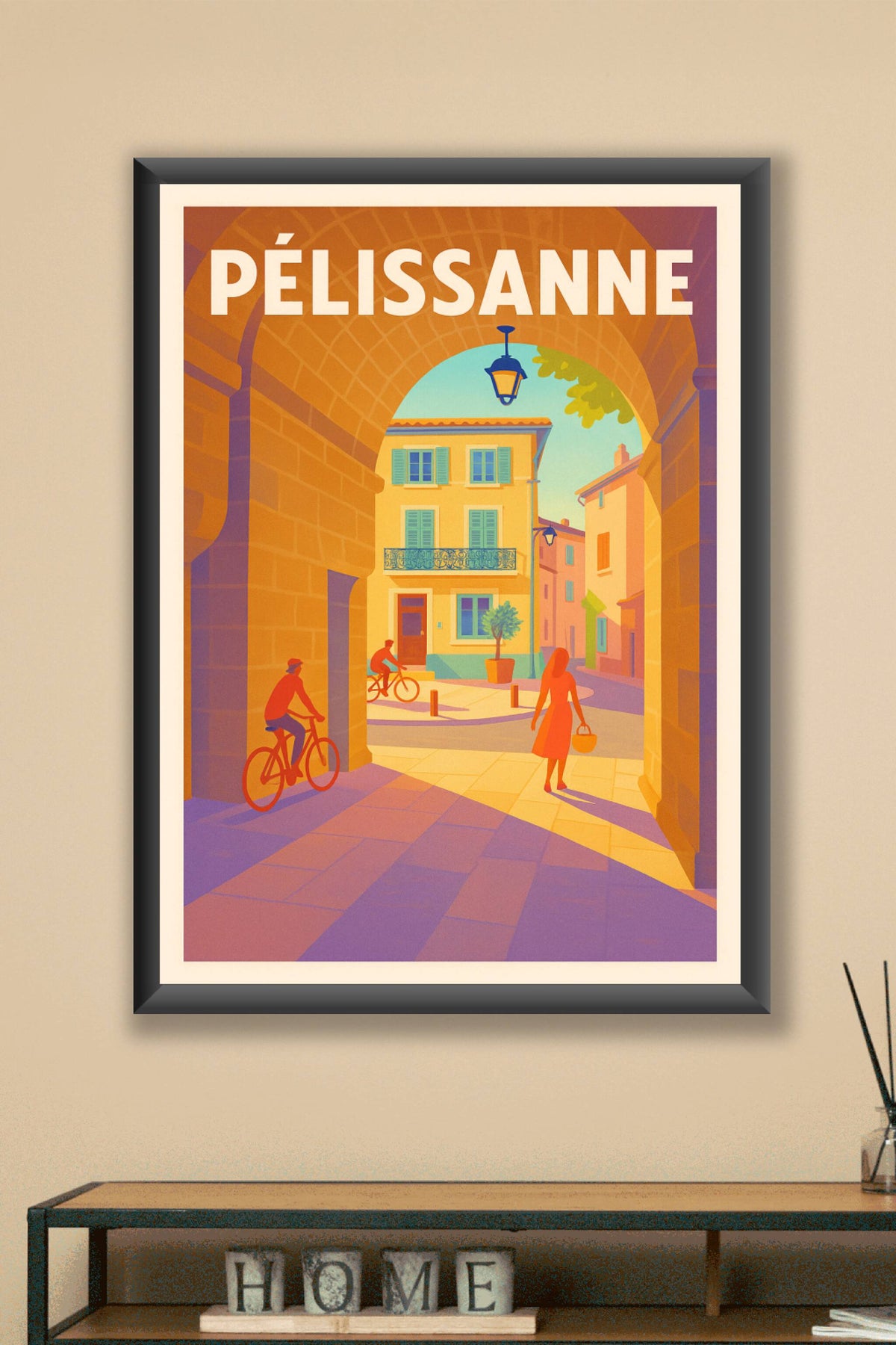 Affiche de Pélissanne - Charme et douceur provençale