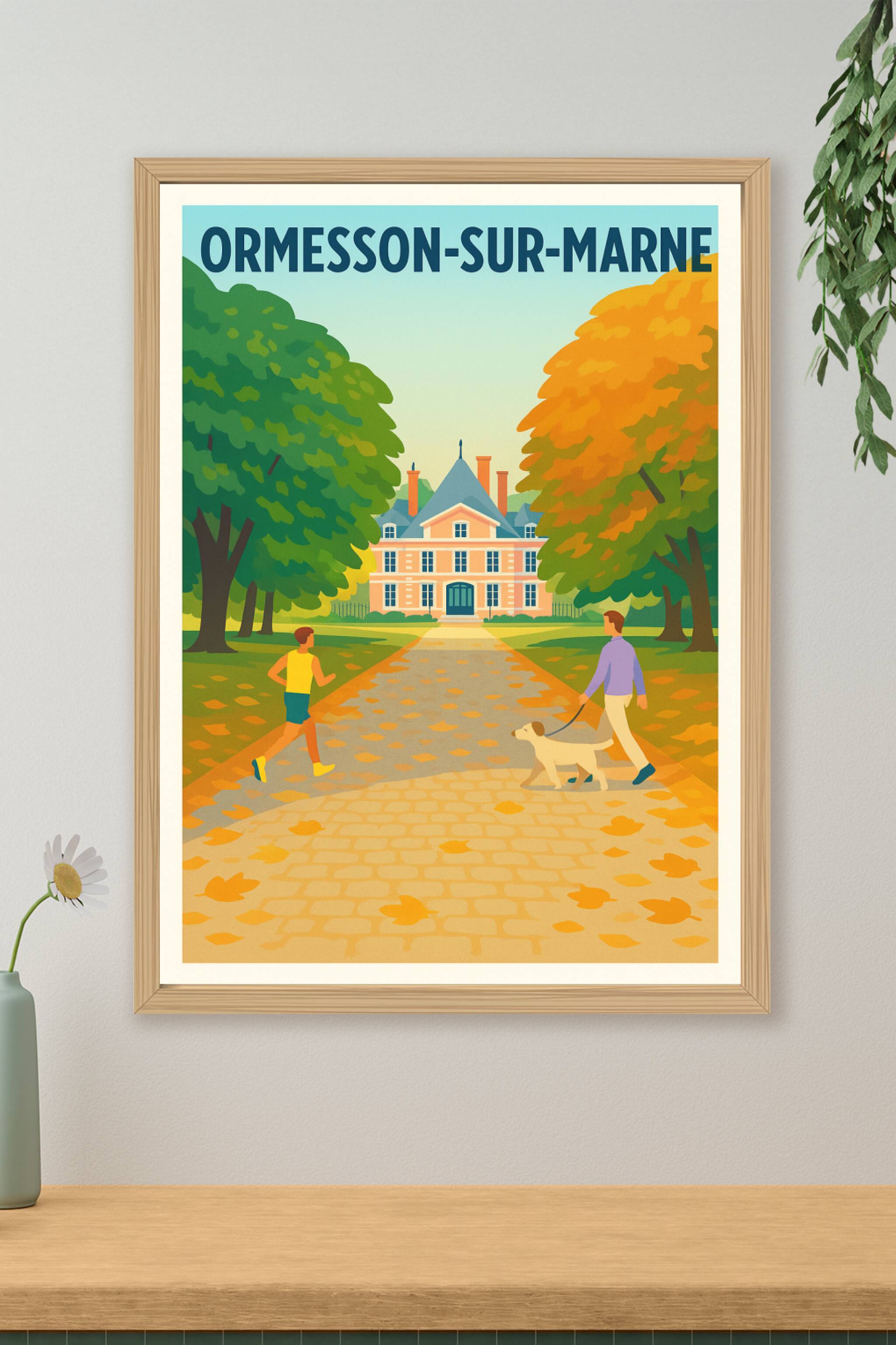 Affiche de Ormesson-sur-Marne - Douceur automnale au château