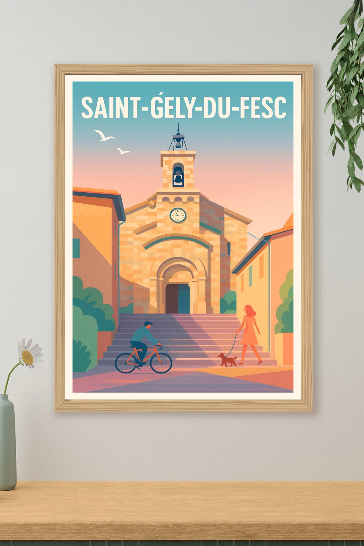 Affiche de Saint-Gély-du-Fesc - Charme et douceur méridionale