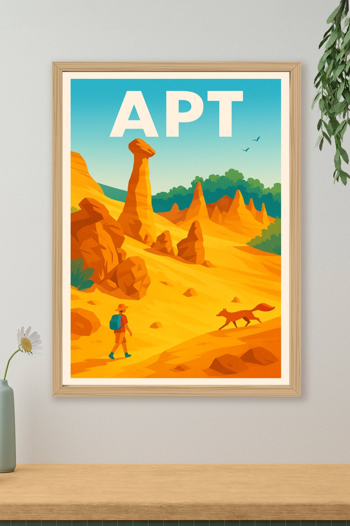 Affiche de Apt - L'évasion au cœur des paysages ocres