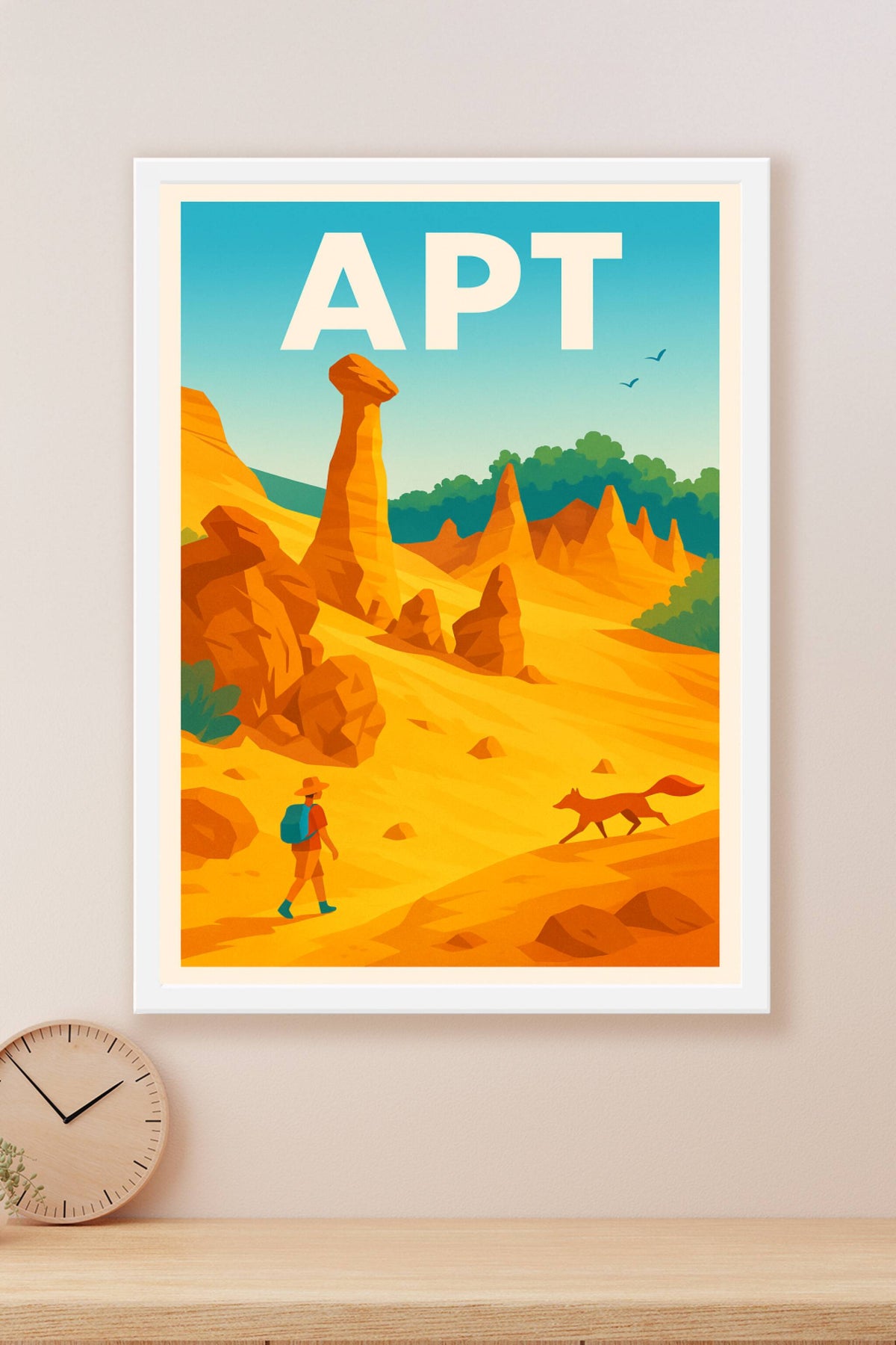 Affiche de Apt - L'évasion au cœur des paysages ocres