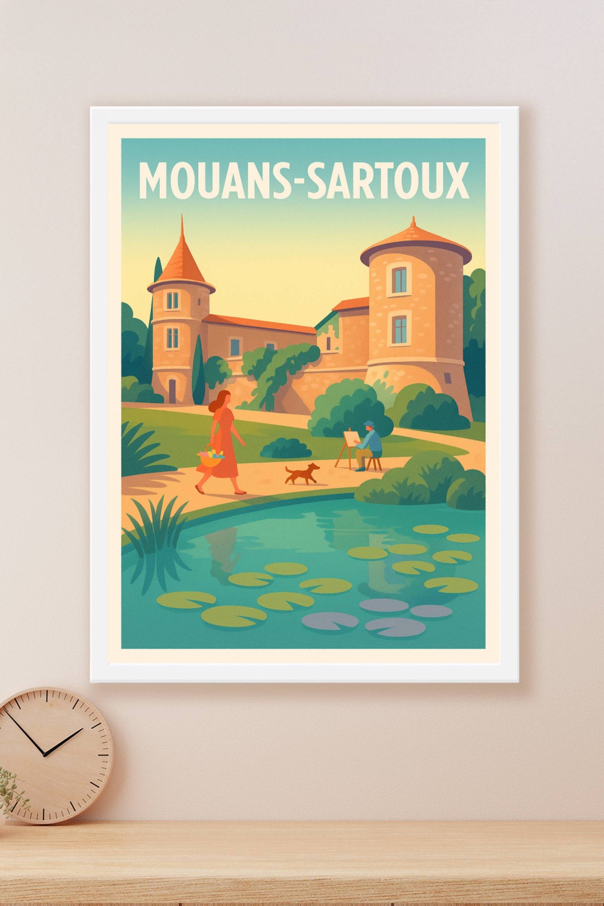 Affiche de Mouans-Sartoux - Charme et sérénité provençale