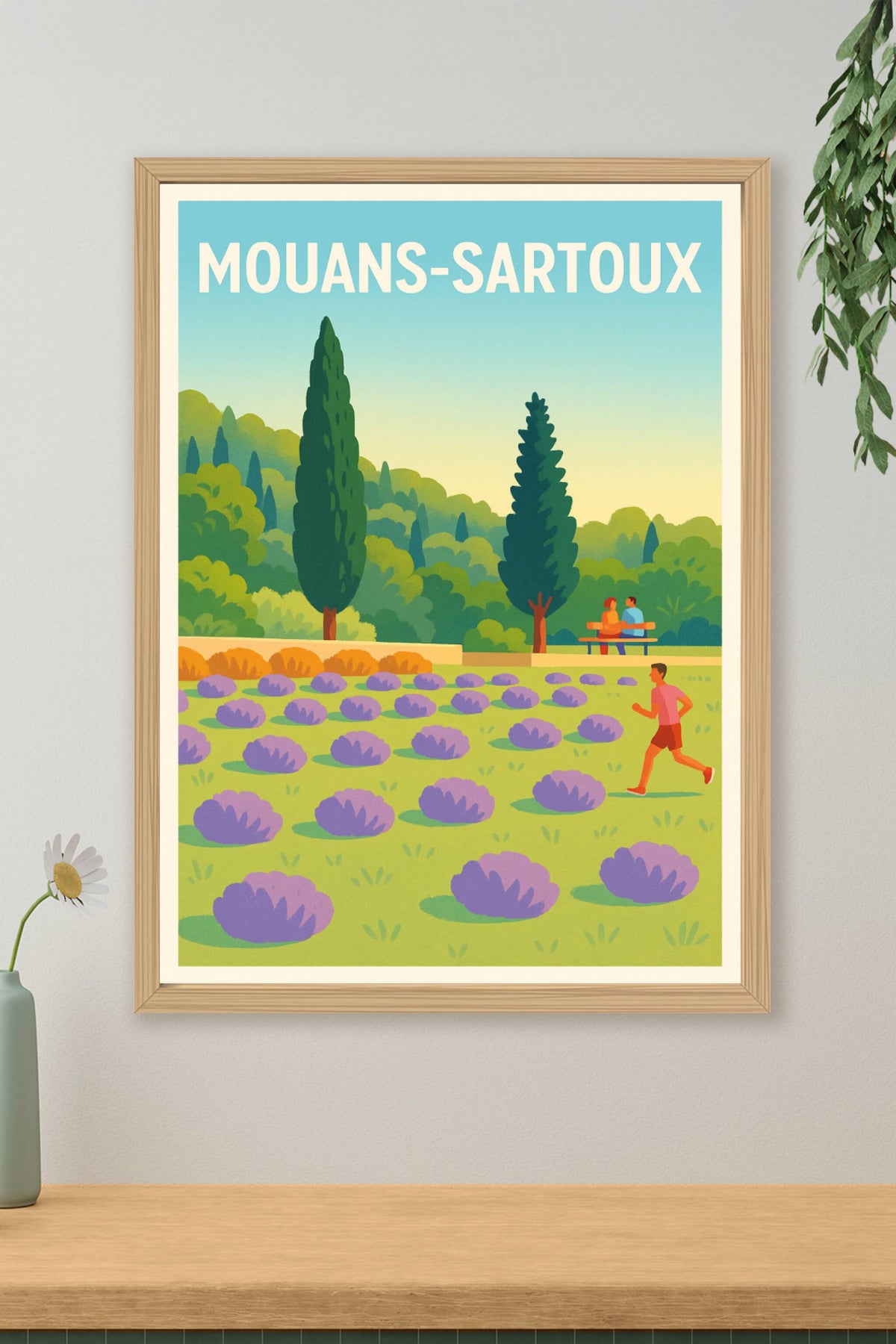 Affiche de Mouans-Sartoux - Nature et détente à l'état pur