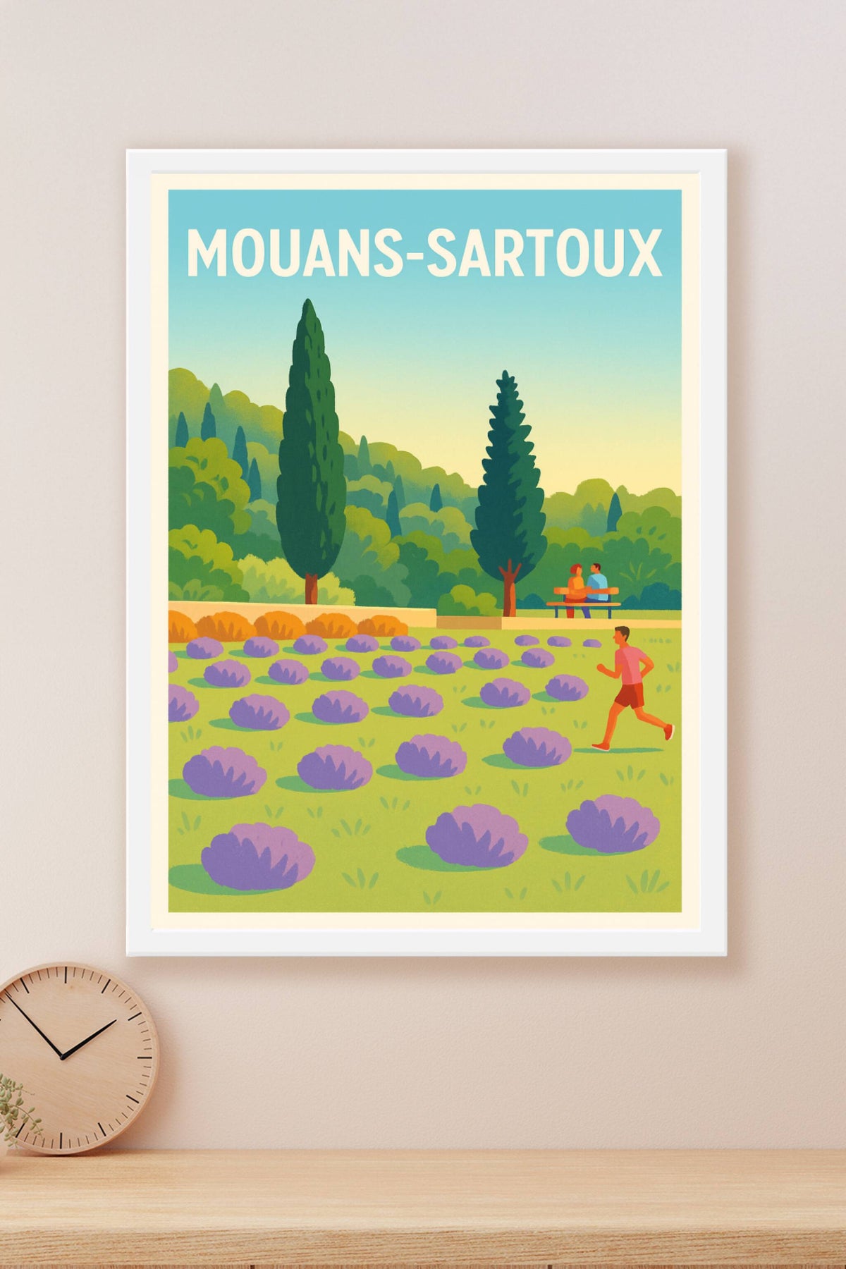 Affiche de Mouans-Sartoux - Nature et détente à l'état pur