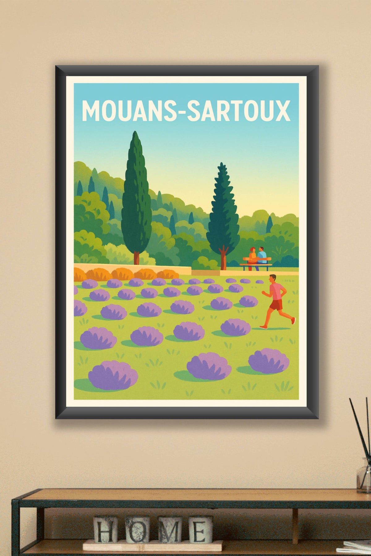 Affiche de Mouans-Sartoux - Nature et détente à l'état pur