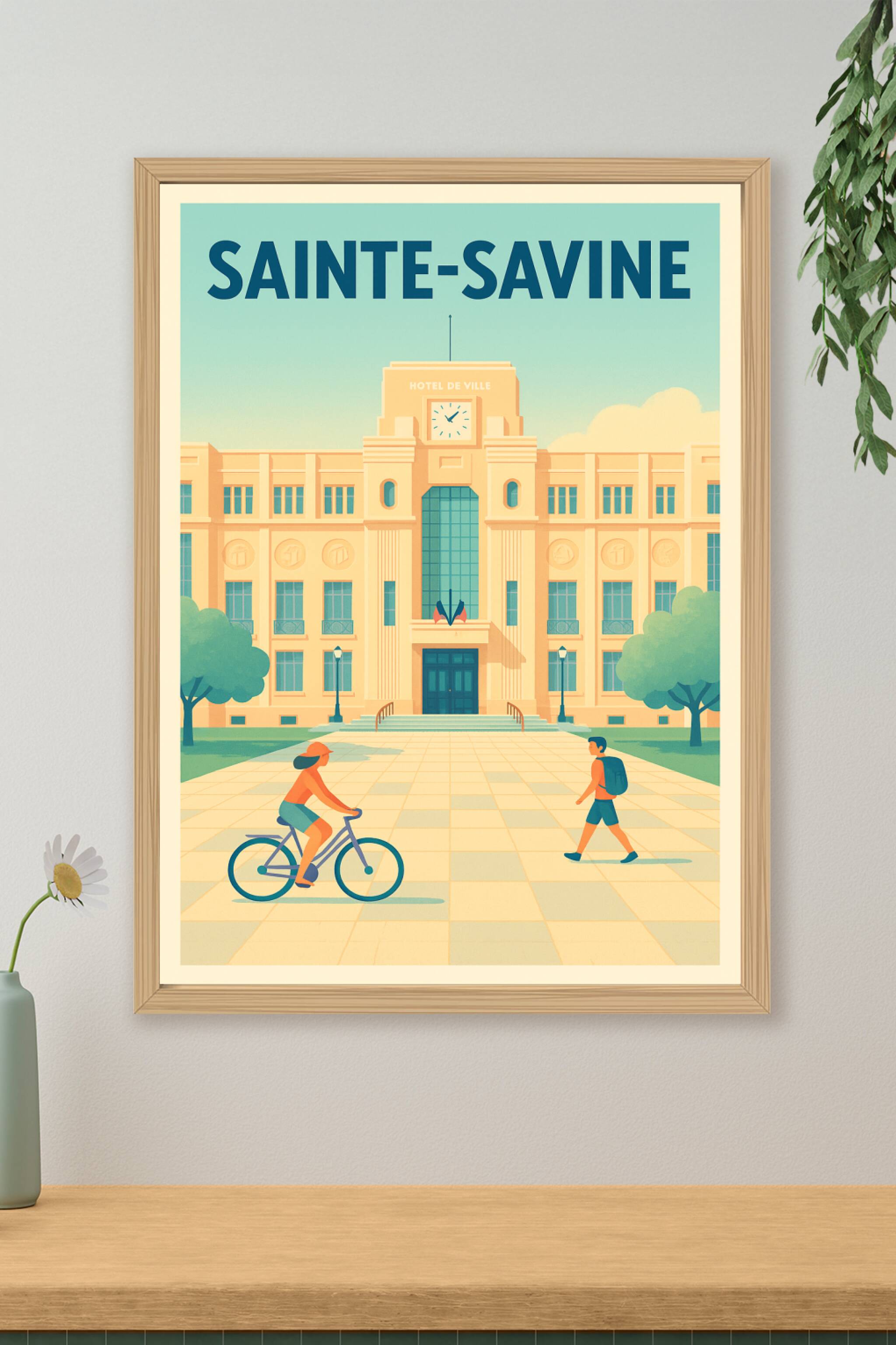 Affiche de Sainte-Savine - Charme et Sérénité au Cœur de la Ville