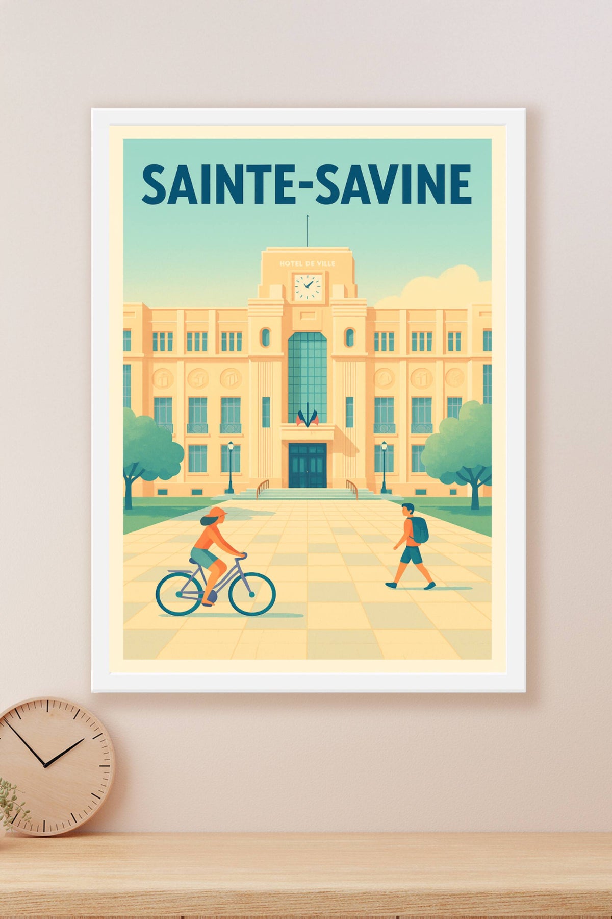 Affiche de Sainte-Savine - Charme et Sérénité au Cœur de la Ville
