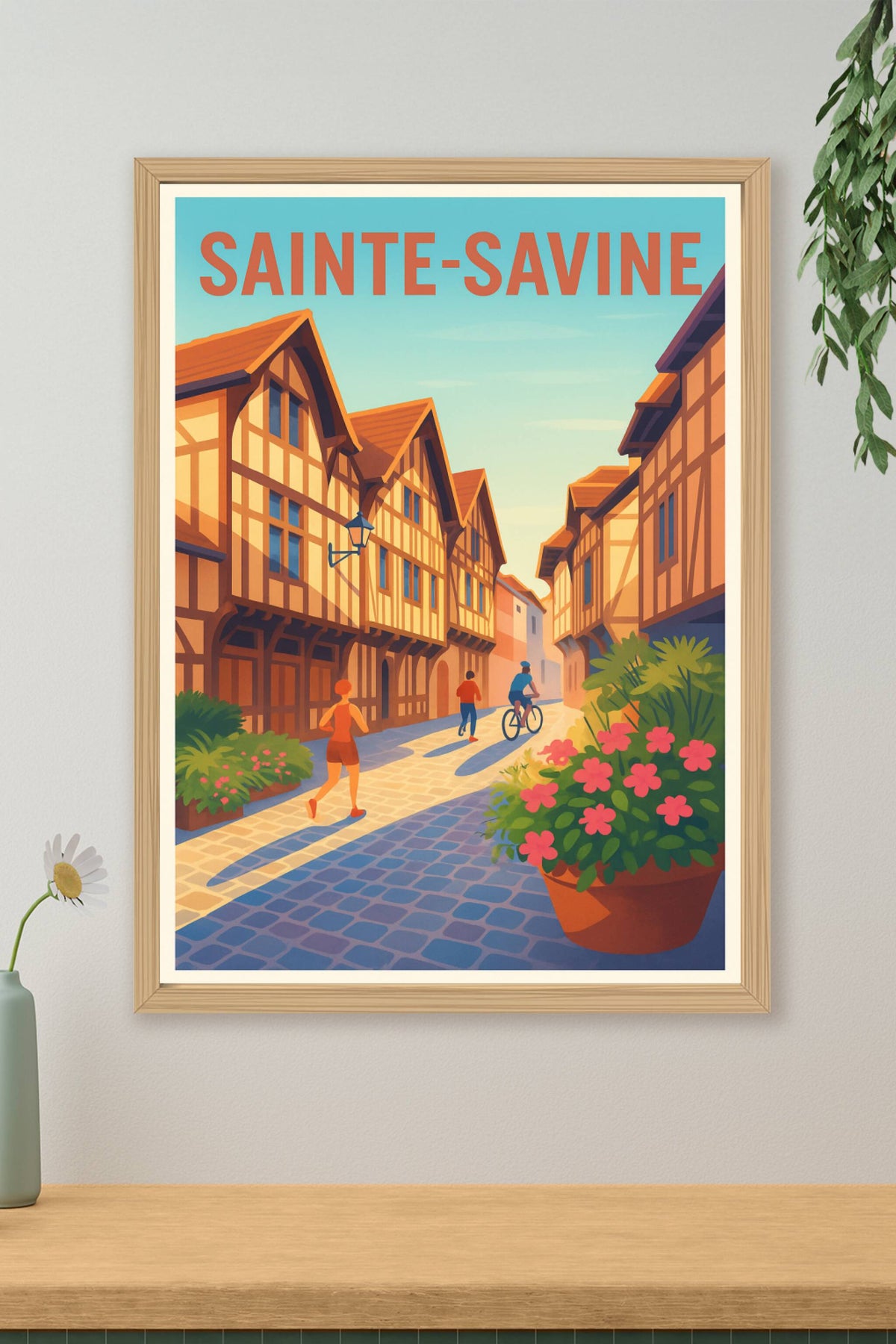 Affiche de Sainte-Savine - Charme et douceur de la vieille ville