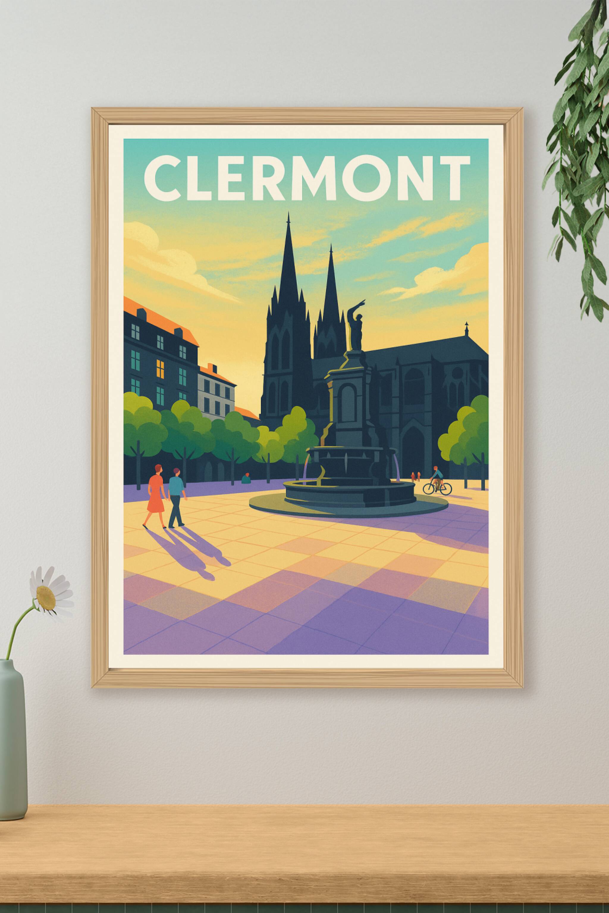 Affiche de Clermont - Charme paisible au cœur de la place centrale