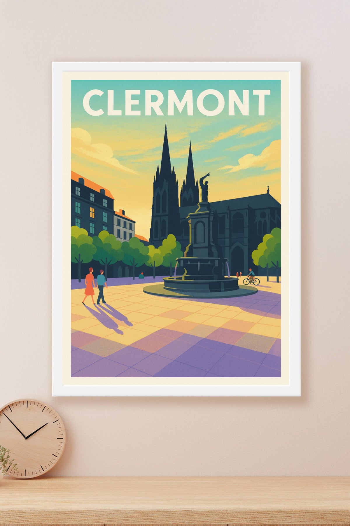 Affiche de Clermont - Charme paisible au cœur de la place centrale