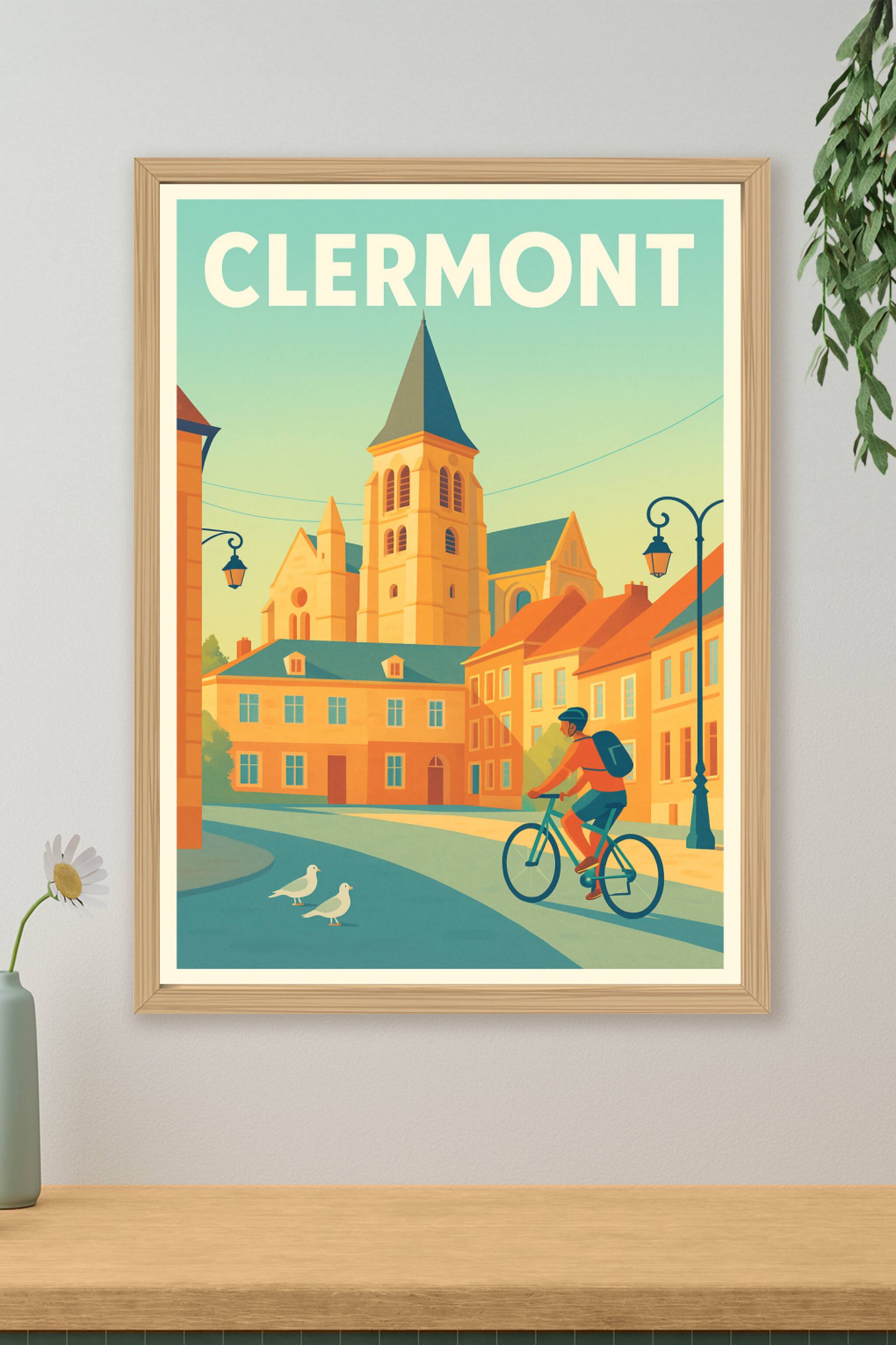 Affiche de Clermont - Une balade ensoleillée au cœur de la ville