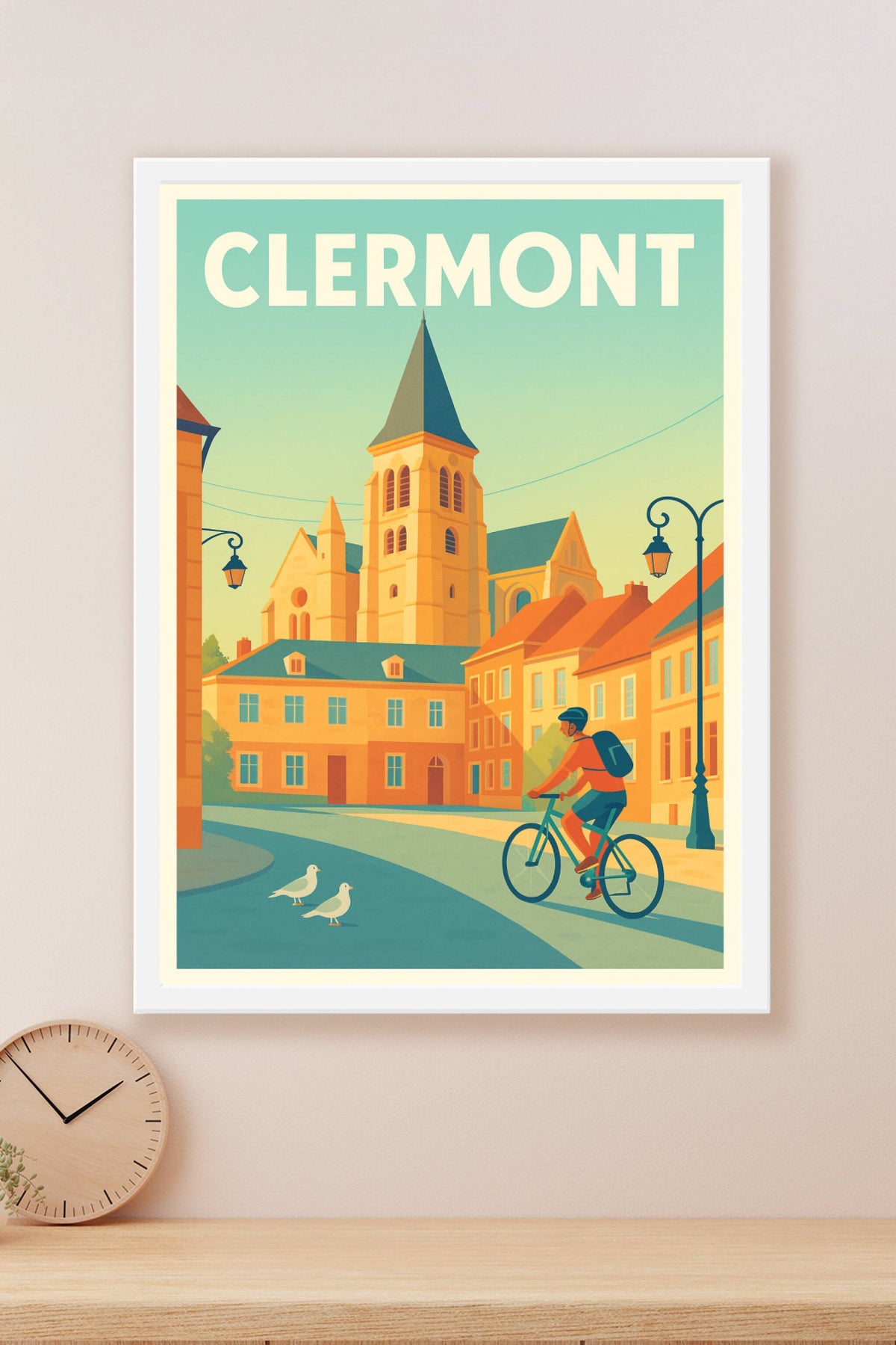 Affiche de Clermont - Une balade ensoleillée au cœur de la ville