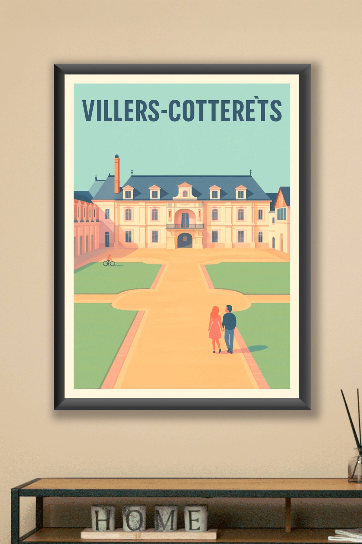 Affiche de Villers-Cotterêts - Charme et élégance d'une ville historique