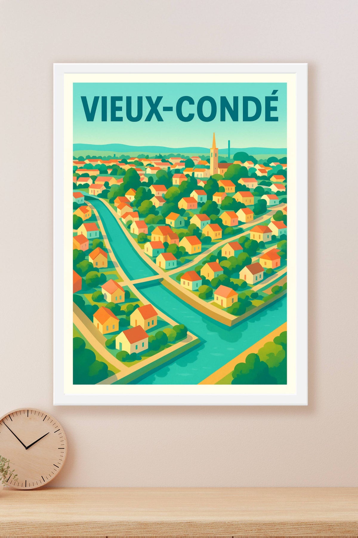 Affiche de Vieux-Condé - Charme et douceur d'une ville paisible